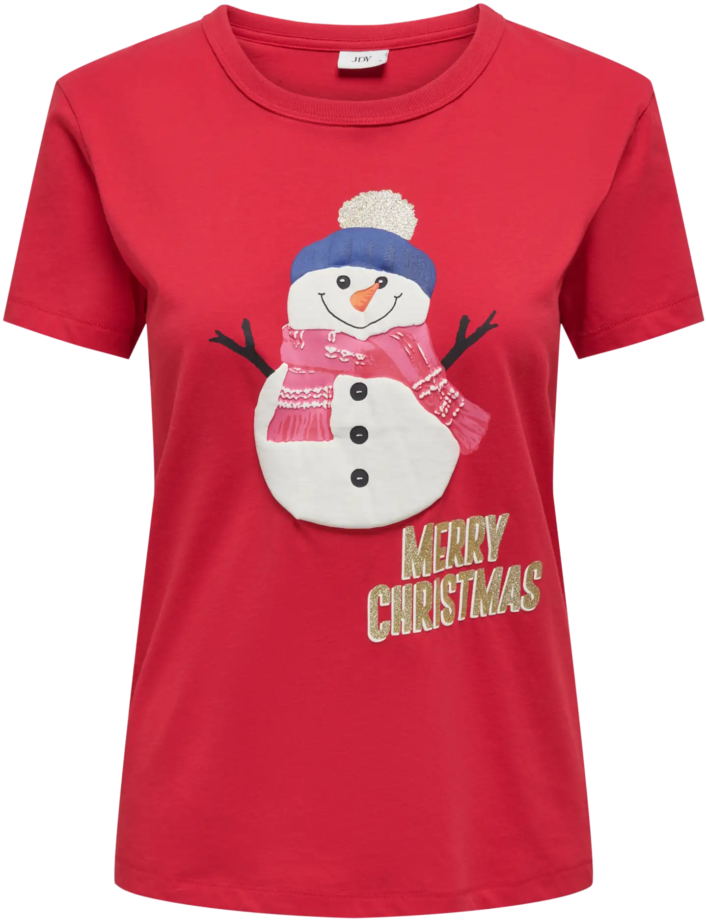 JDY naisten joulu T- paita Jdymichigan - True Red - 1