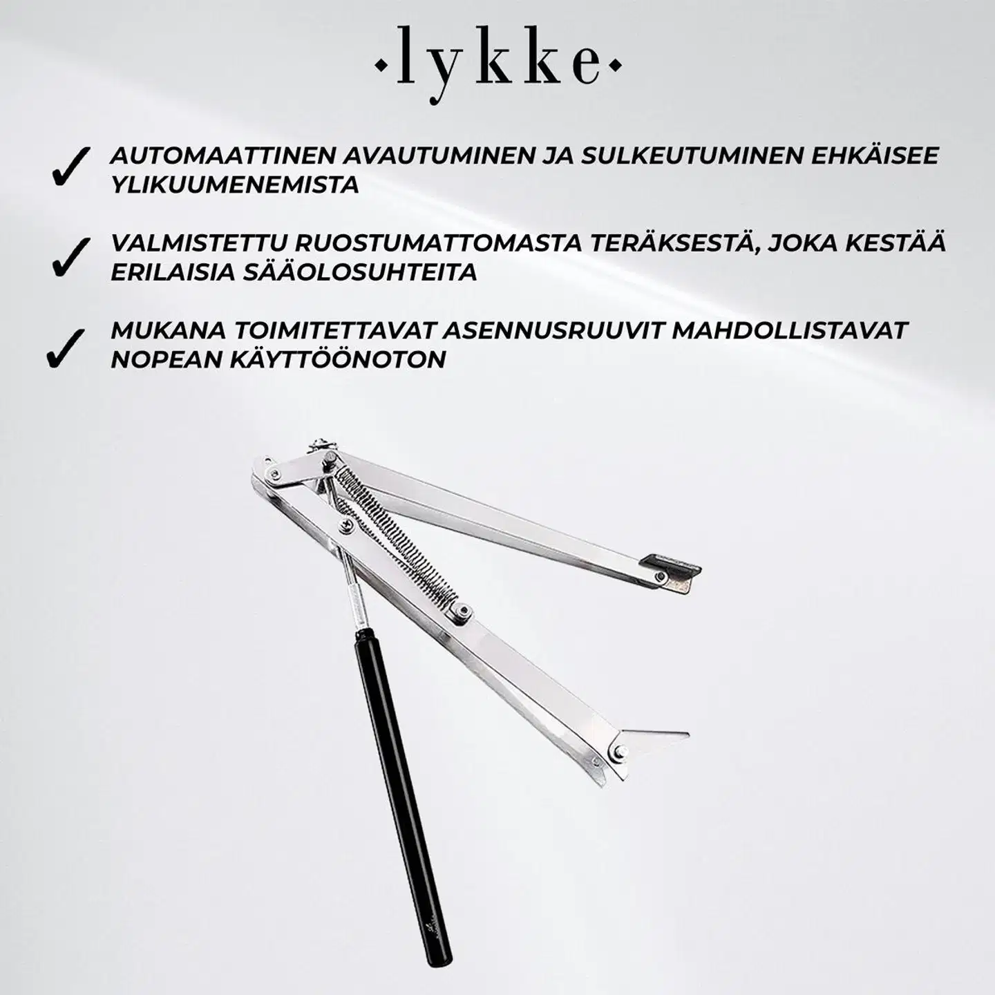 Lykke kasvihuoneen ikkunanavaaja, automaattinen - 3