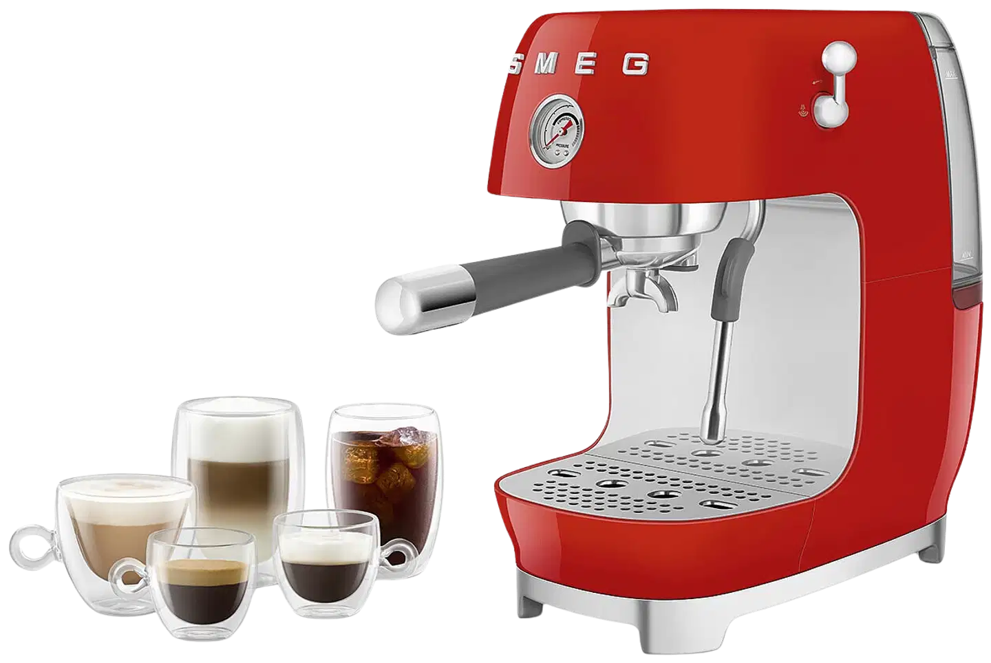 Smeg espressokeitin ECF03RDEU punainen - 10
