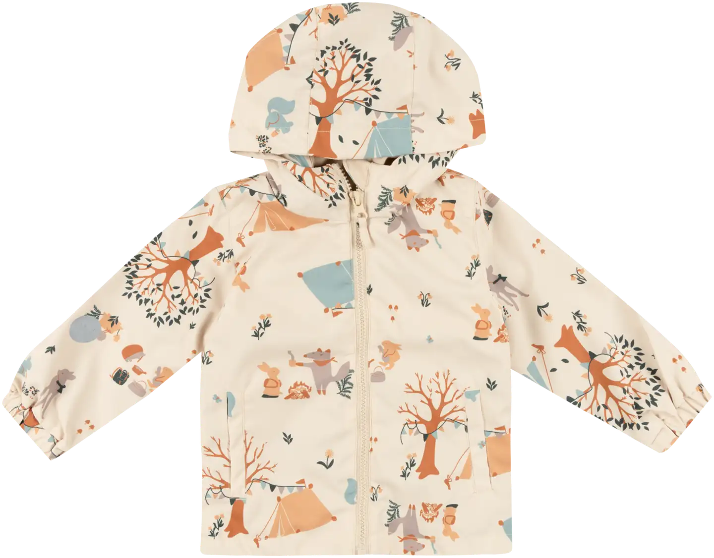 Ciraf vauvojen vettähylkivä ja tuulenpitävä ulkoilutakki Retkellä 252B08269H - Wood Ash - 1