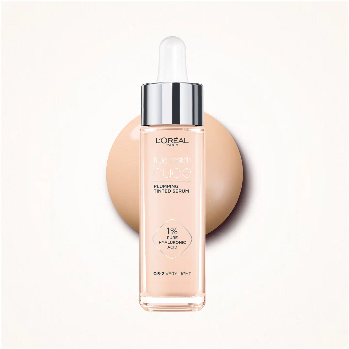 L'Oréal Paris True Match Nude Plumping Tinted Serum  5-6 Medium Tan -meikkivoide 30 ml - Very Light - 3