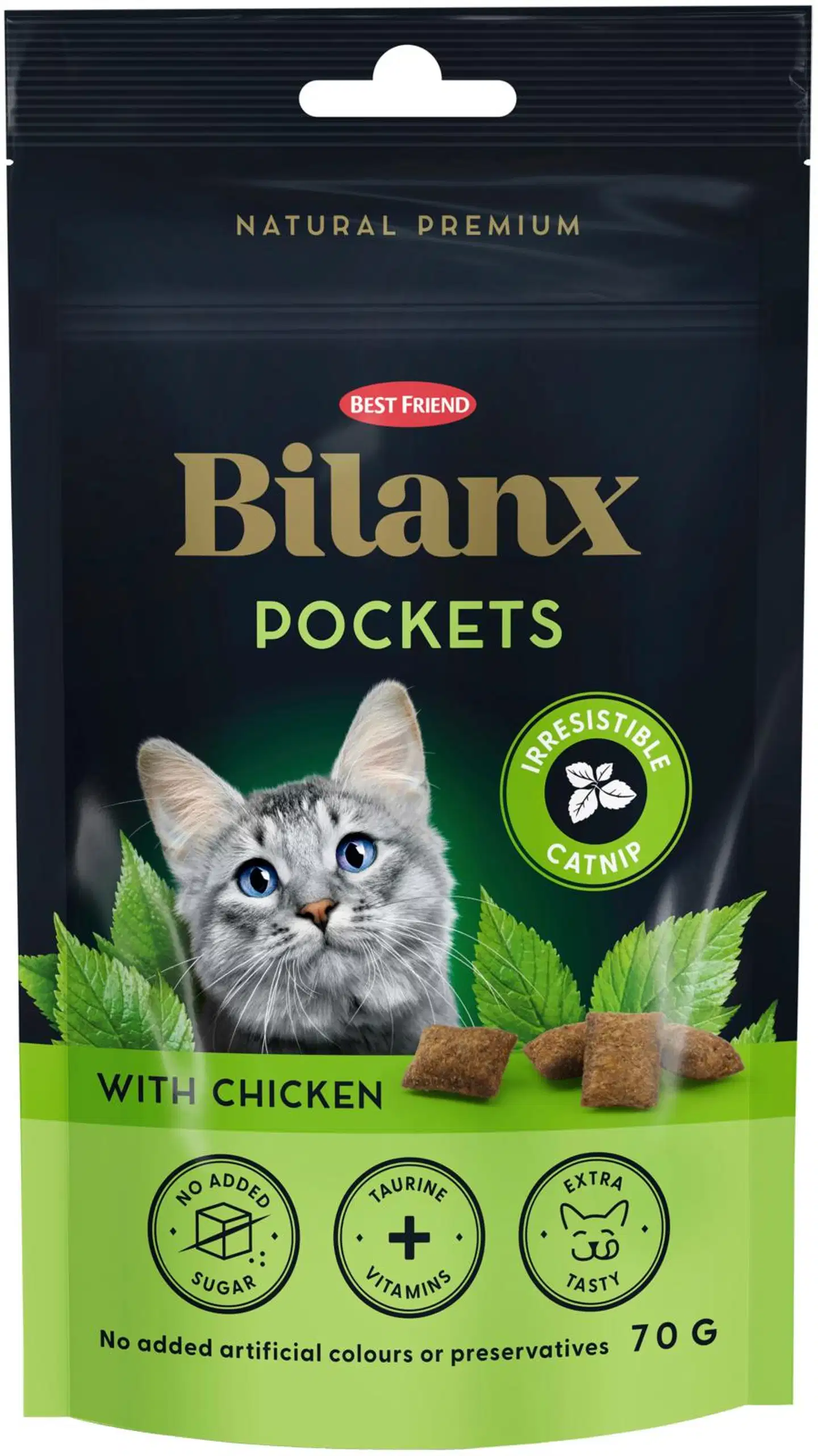 Best Friend Bilanx Pockets Kissanminttu herkku kissalle 70 g