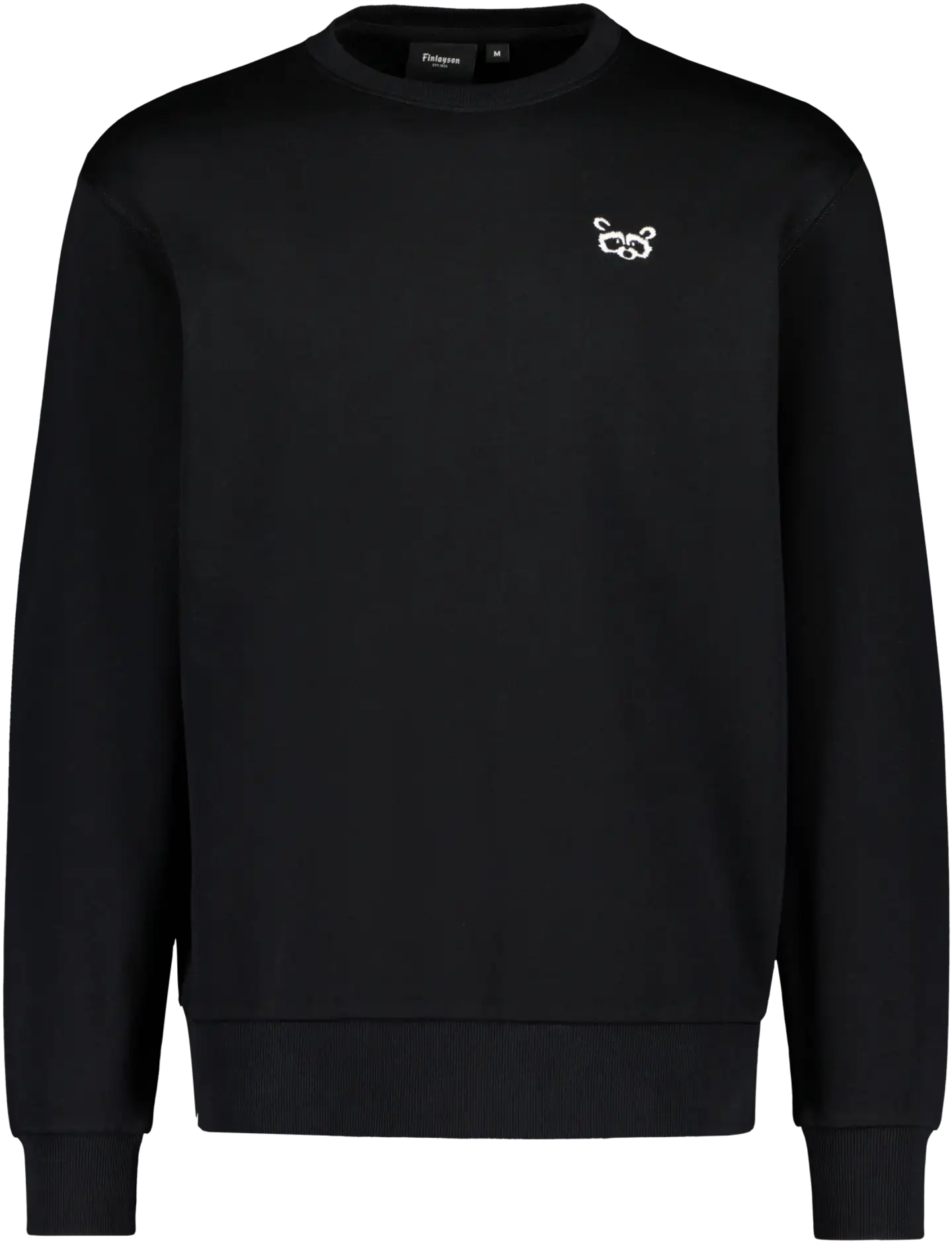 Finlayson miesten collegepaita Pesue - BLACK - 1