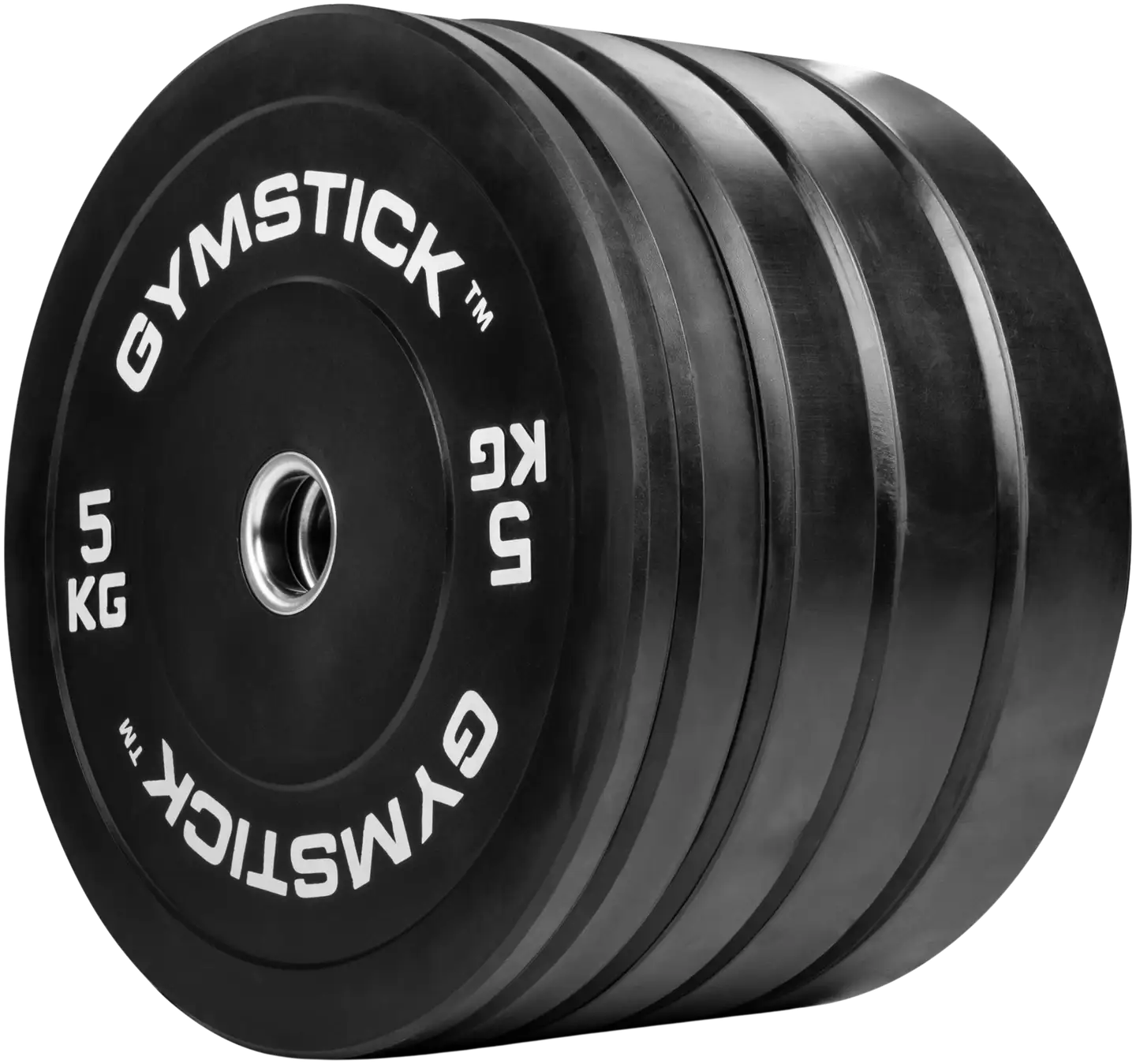 Gymstick Bumper Plate levypaino - MUSTA - 1