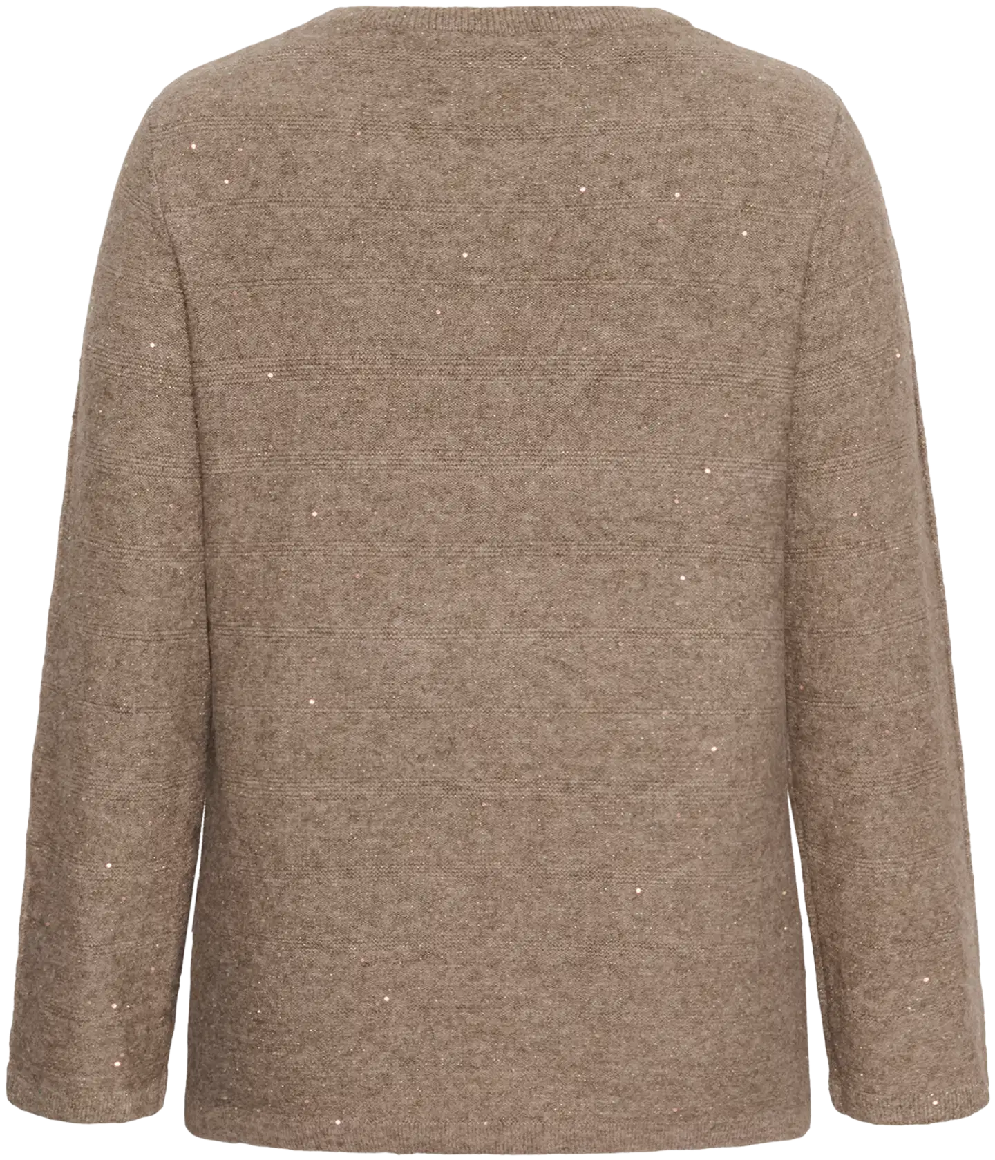 From Lou naisten pluskoon neule Flflora - Taupe Gray Melange - 2