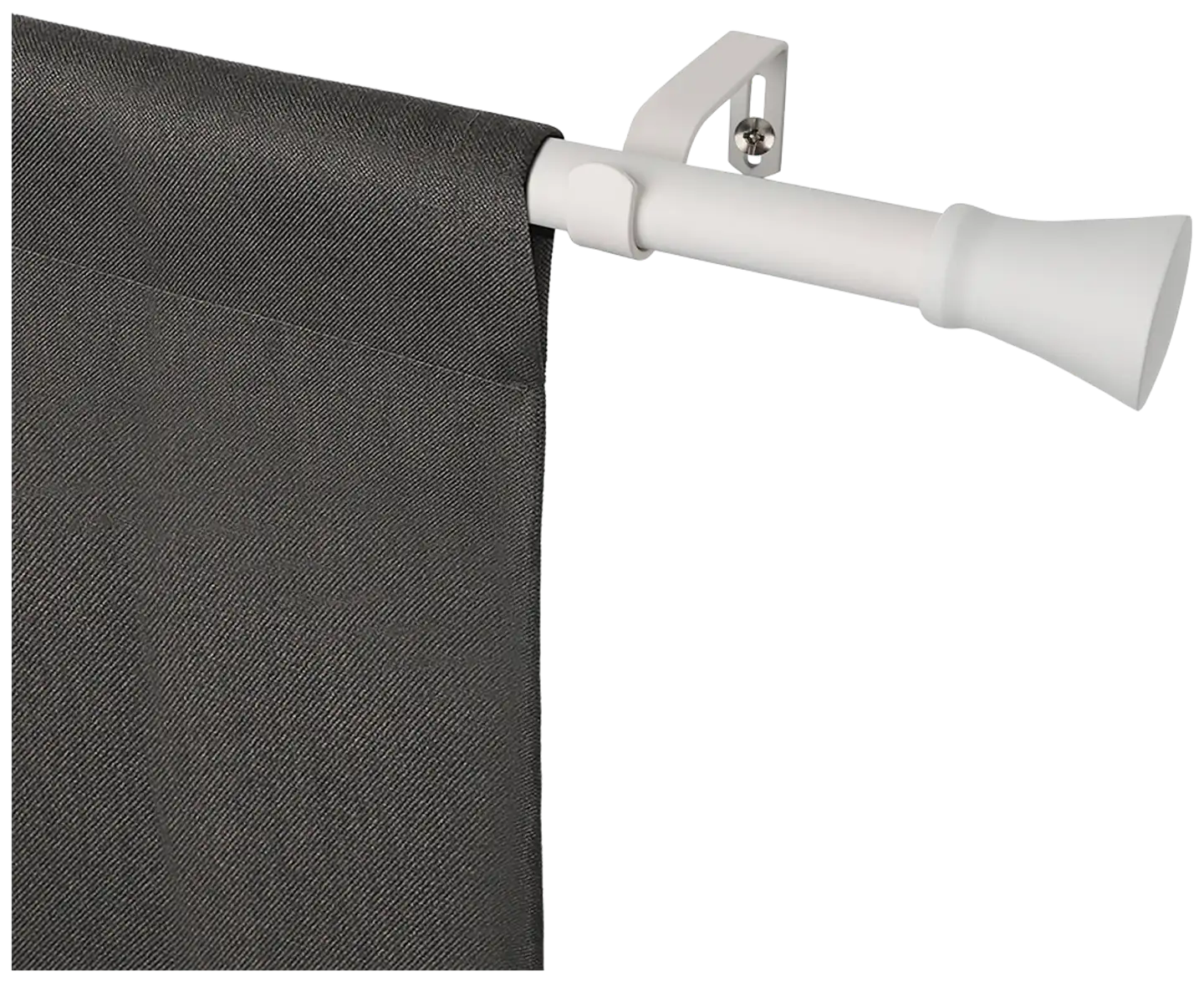 Ihanin verhotanko Emma mattavalkoinen 160-310cm 16/19mm - 1