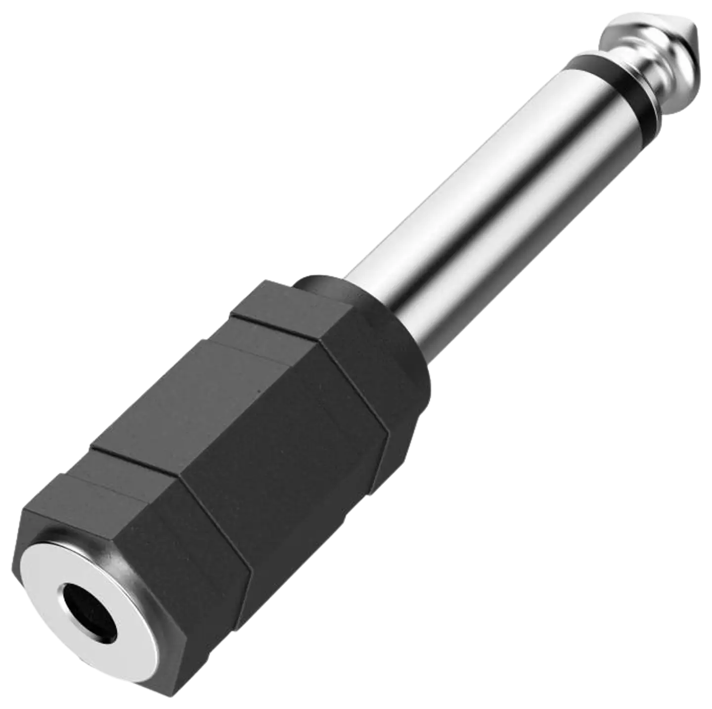 Hama audiosovite, 6,3 mm uros - 3,5 mm naaras, mono