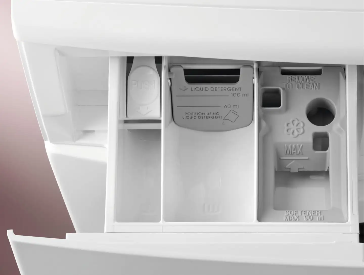 Electrolux edestä täytettävä pyykinpesukone EW5F4248N1 8kg valkoinen - 3