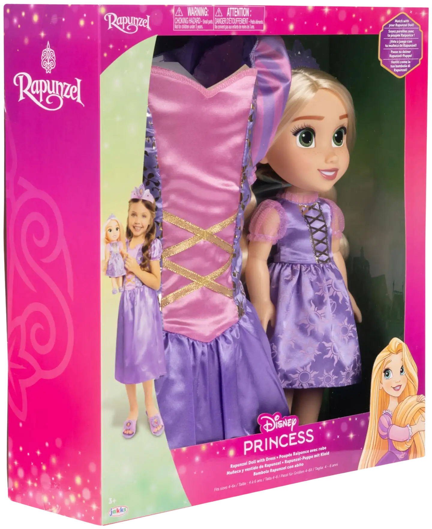 Disney Princess nukke ja mekko Rapunzel - 6