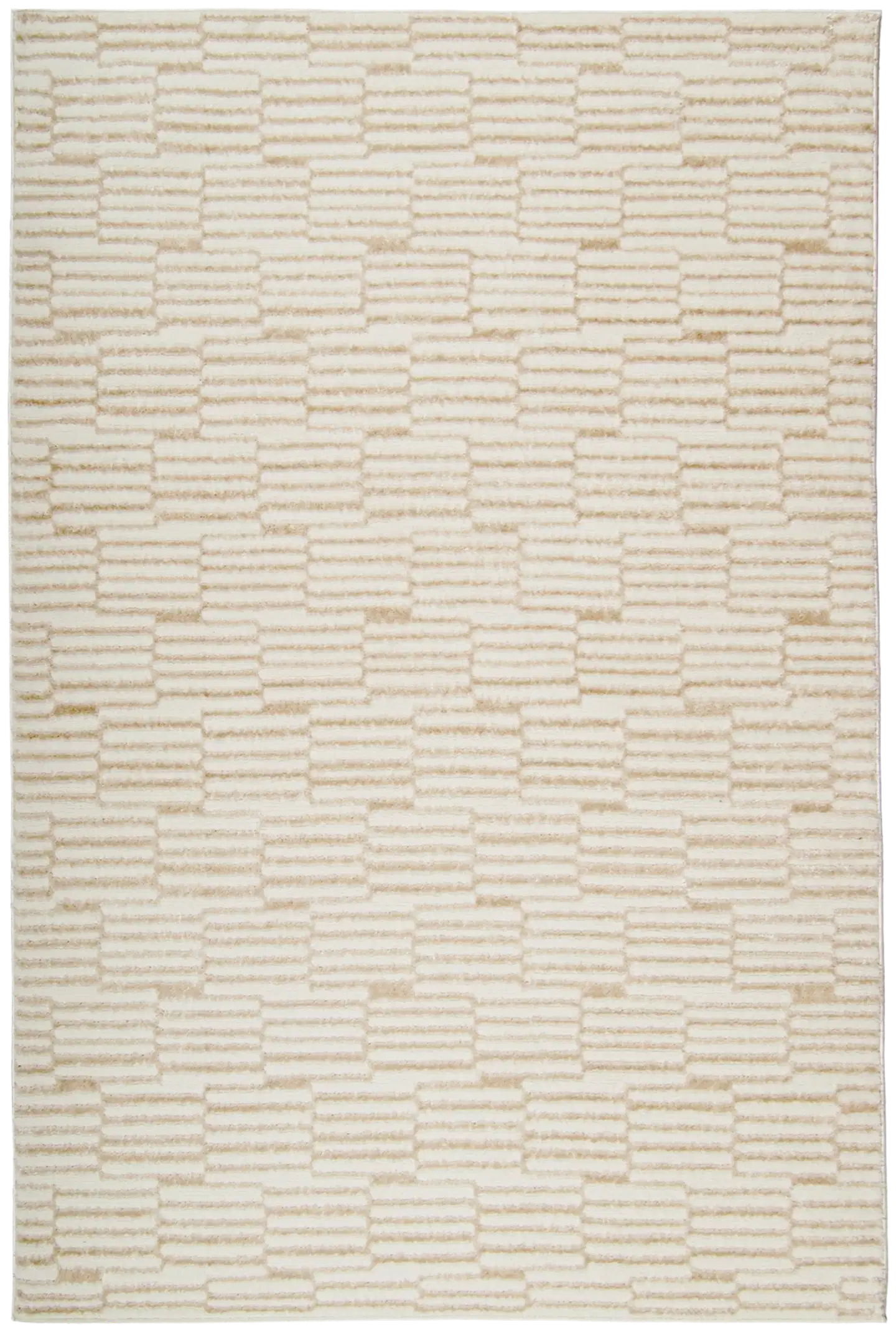 NOKOHOME matto Odelia 133x190 cm luonnonvalkoinen - 1