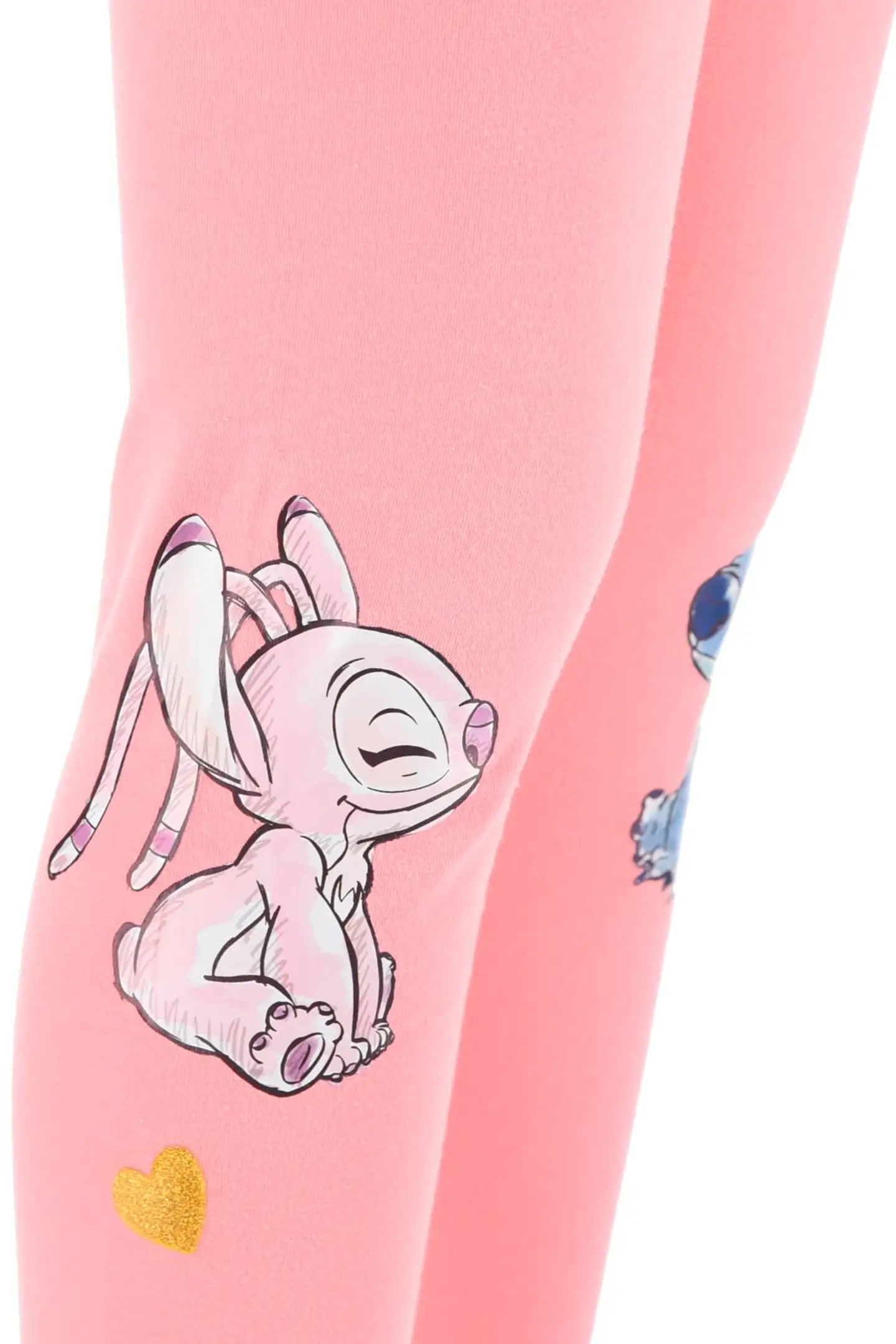 Lasten Lilo & Stitch leggins, laadukas kangas - pink - 6