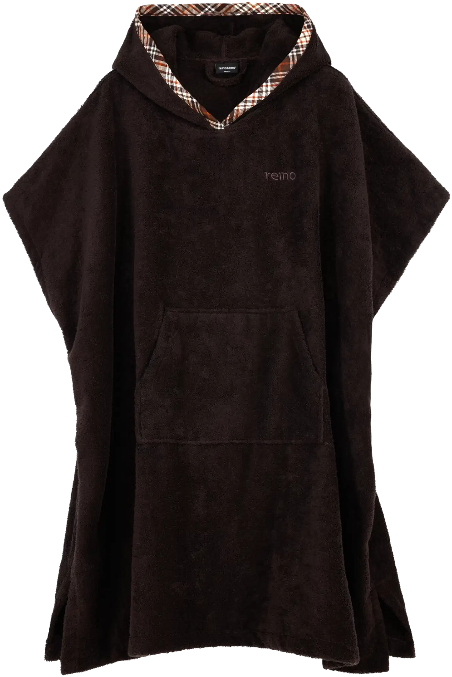 Reino -kylpyponcho ruskea GOTS - 1