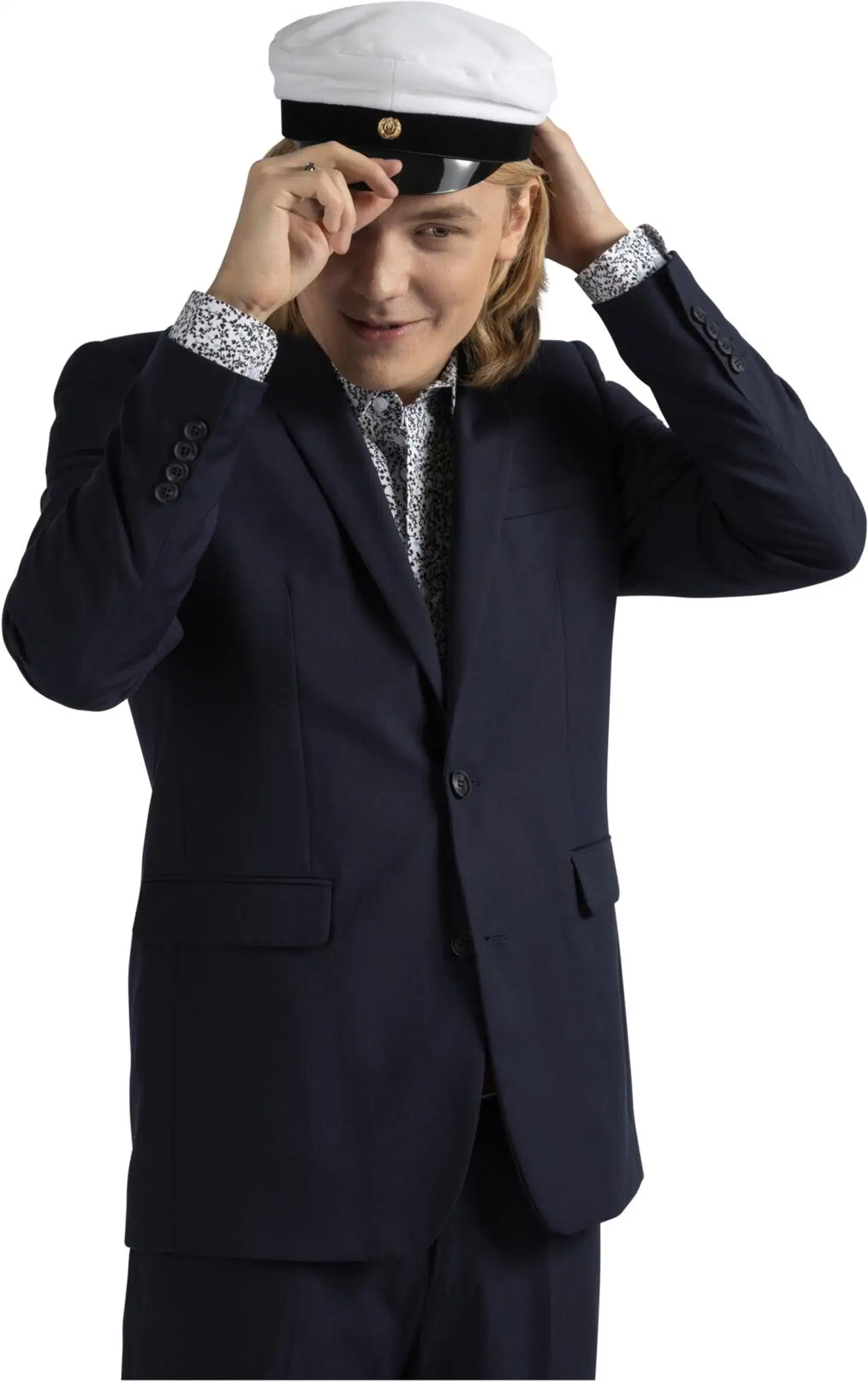 London Fog miesten puvunhousut normaali rf 2020lf2 - Night Sky - 8