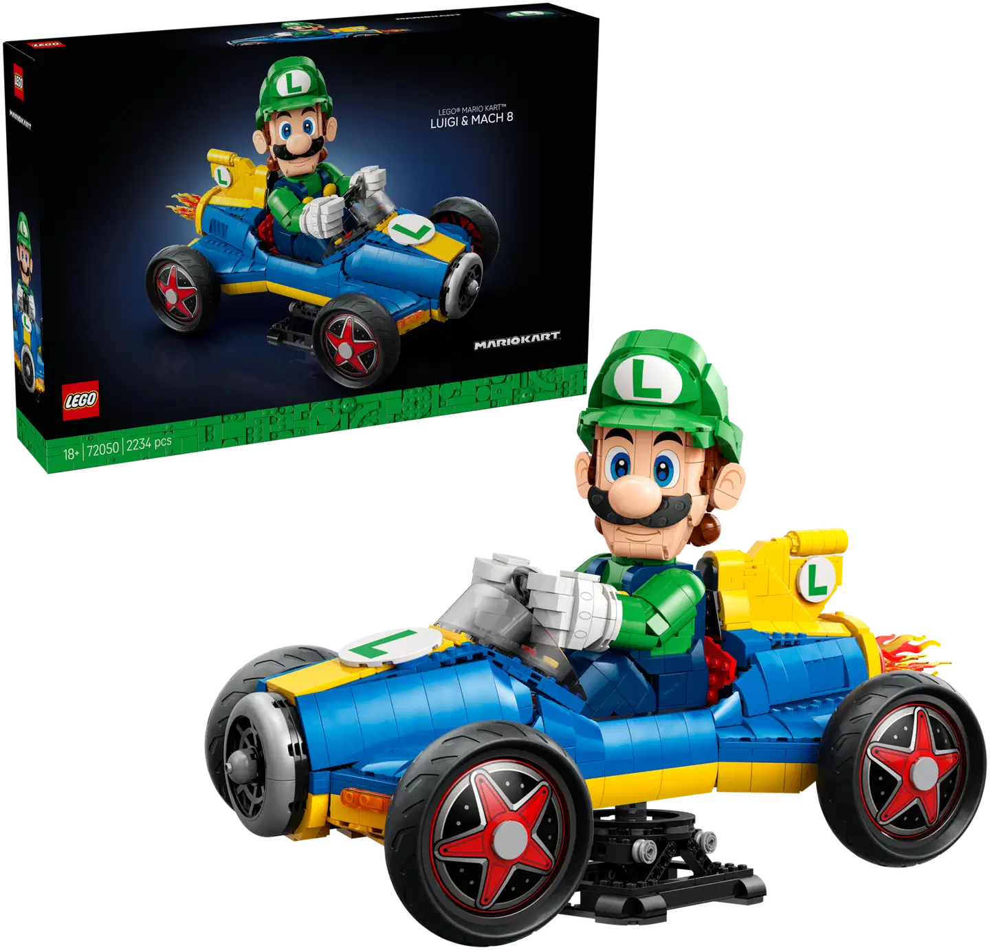 LEGO® Super Mario 72050 Mario Kart™ – Luigi ja Mach 8 - 1
