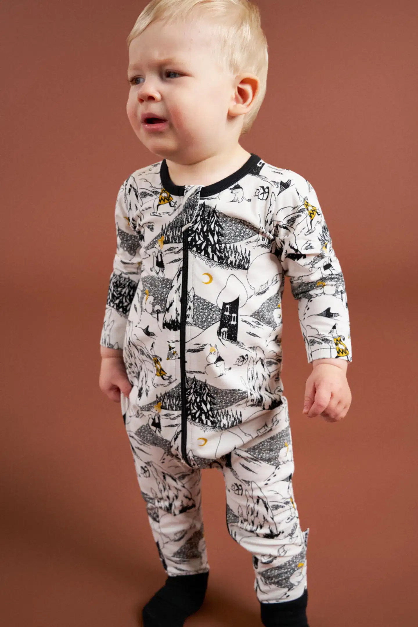 Muumi vauvojen pyjama Jääkarhu 593379 - valkoinen - 6