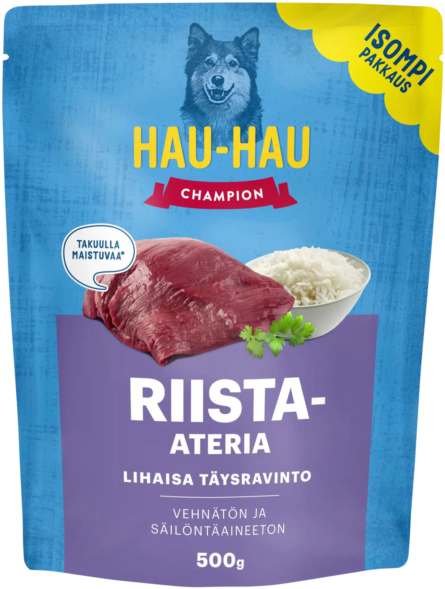 Hau-Hau Champion Riista-ateria täysravinto 500 g