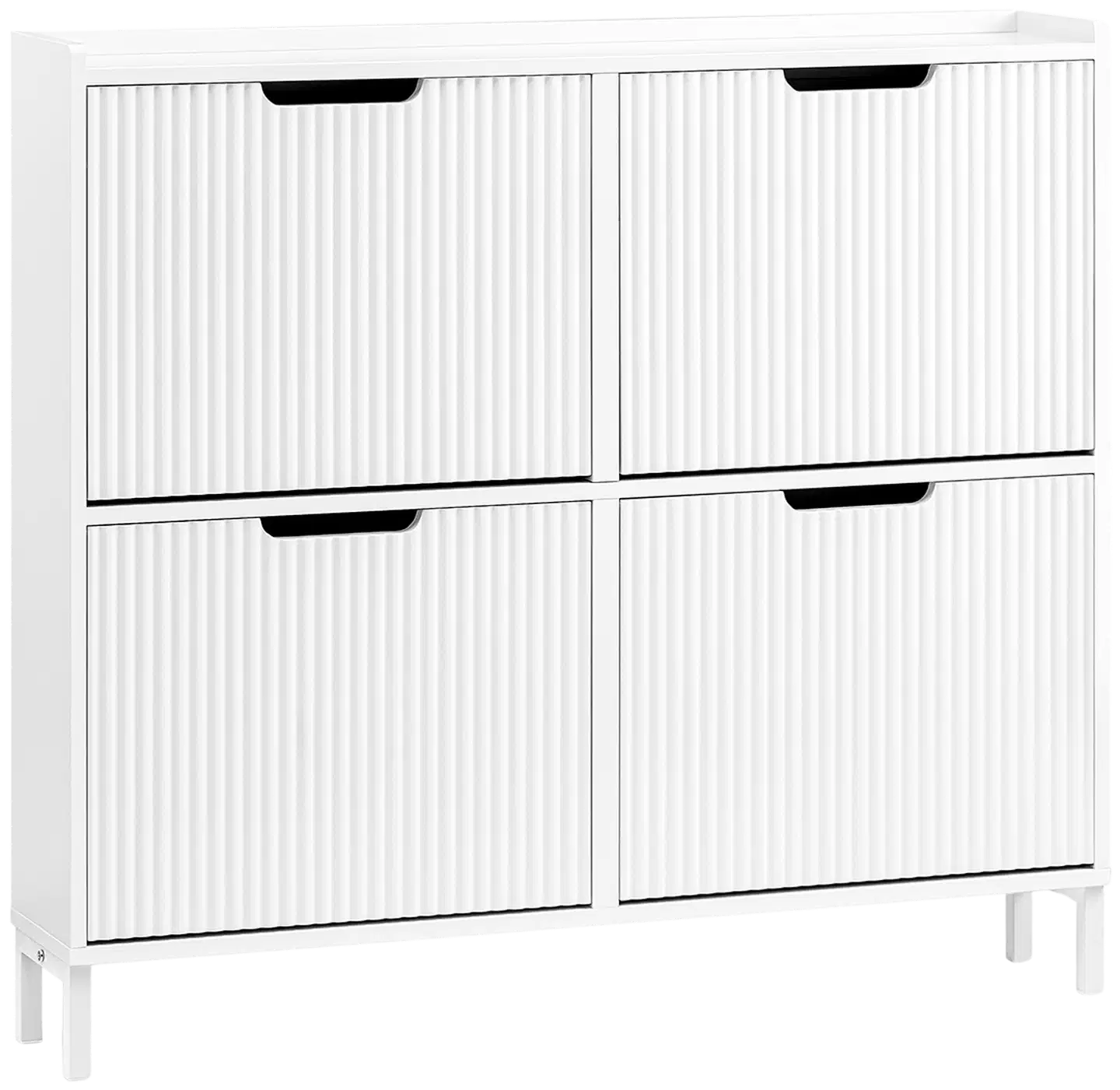 SoBuy kenkäkaappi valkoinen FSR177-L-W - 3