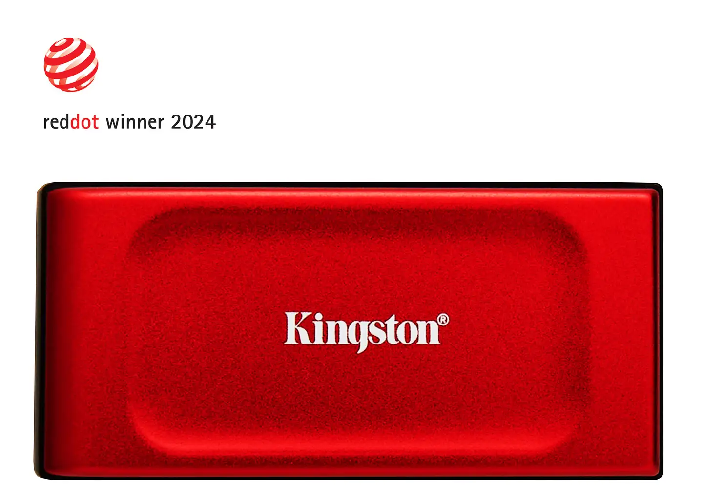 Kingston ulkoinen SSD-levy 1TB XS1000 - punainen - 2
