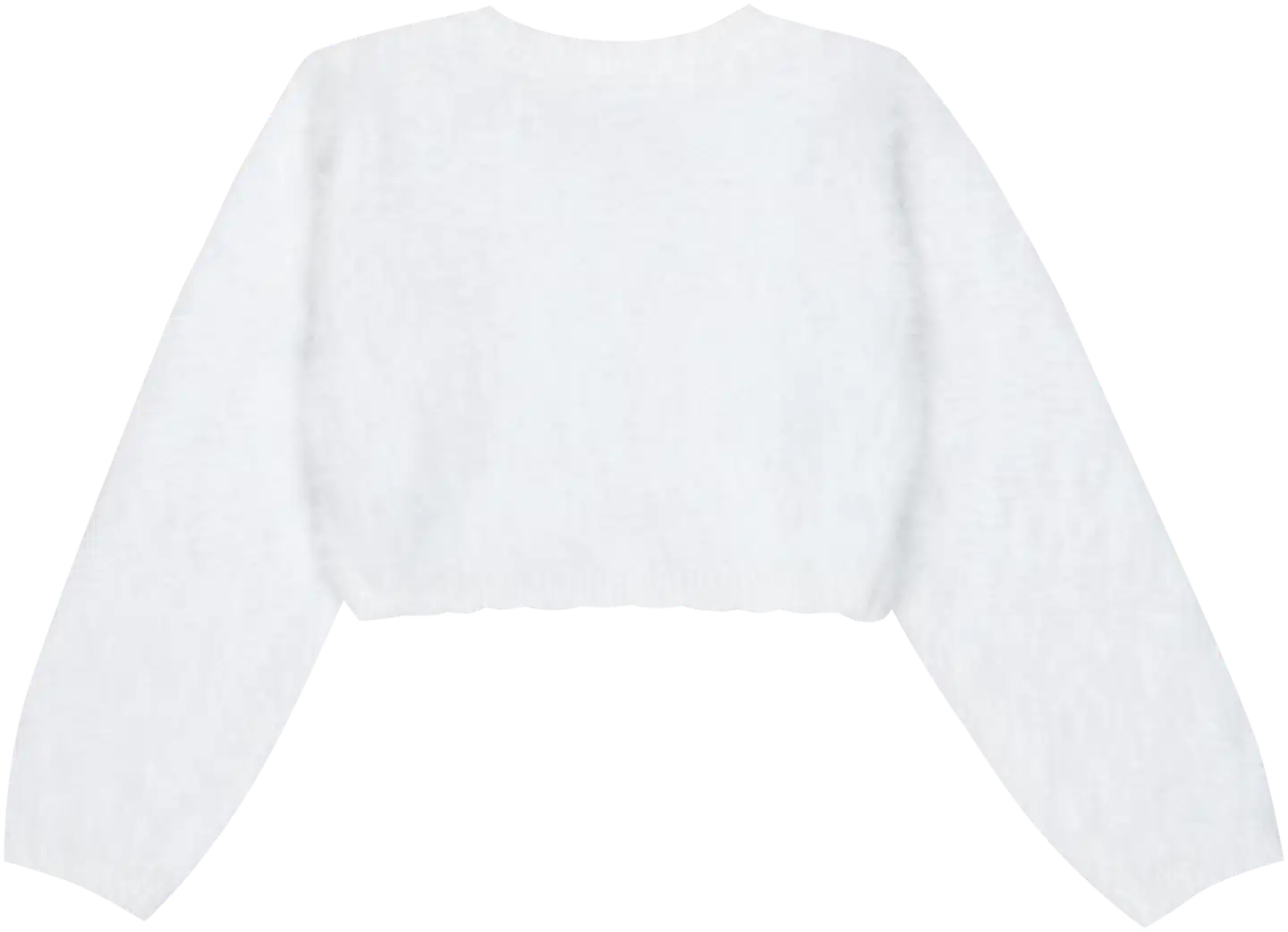 Ciraf lasten pörröinen neulebolero 25TC264022 - white - 2