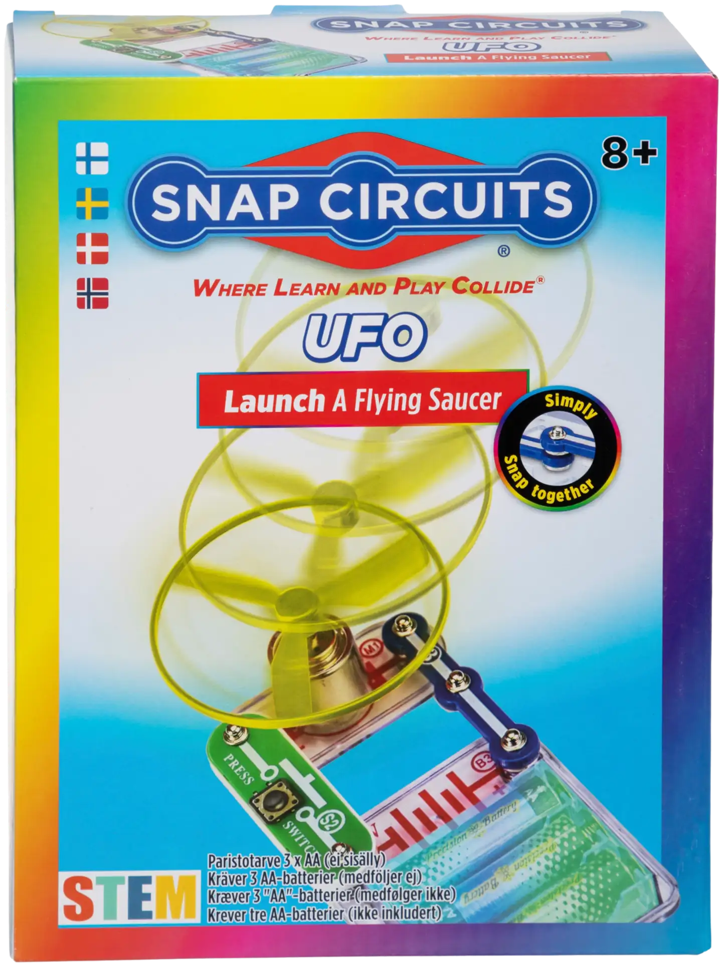 Snap Circuits elektroninen rakennussarja UFO - 2