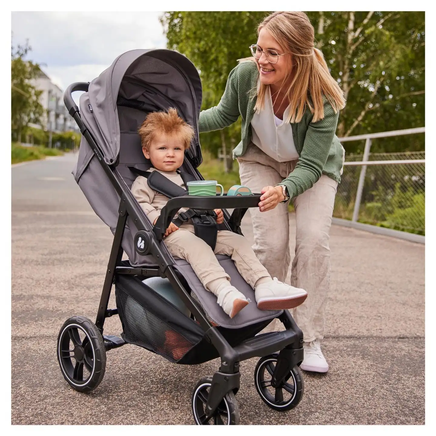 Hauck yhdistelmävaunut Shop N Care Travel Set 0-25 kg harmaa - 33