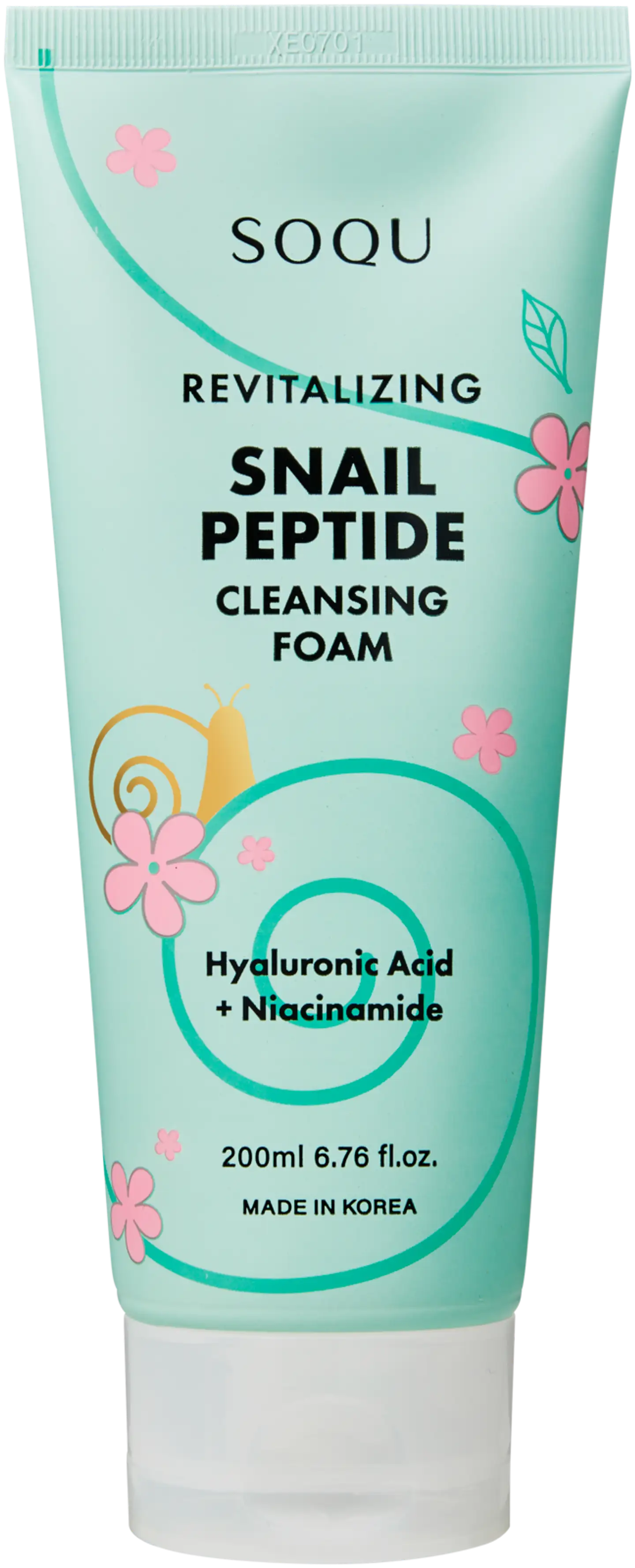 Soqu snail peptide puhdistusvaahto 200 ml