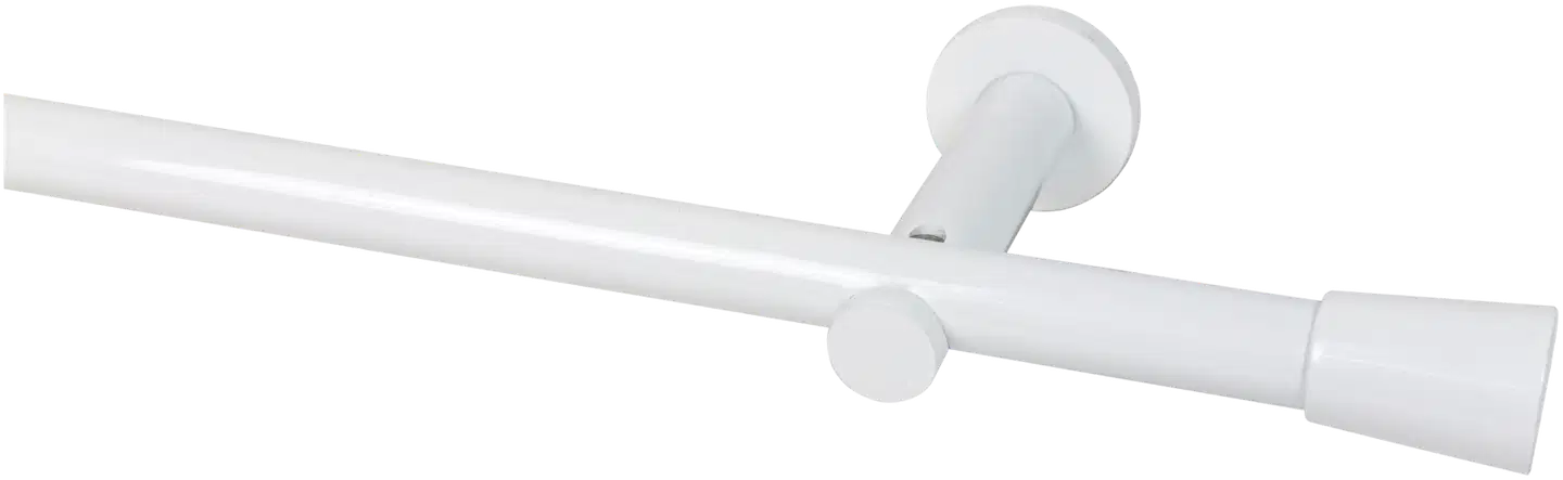 Pisla verhotanko Tivoli 120-210cm 16mm valk