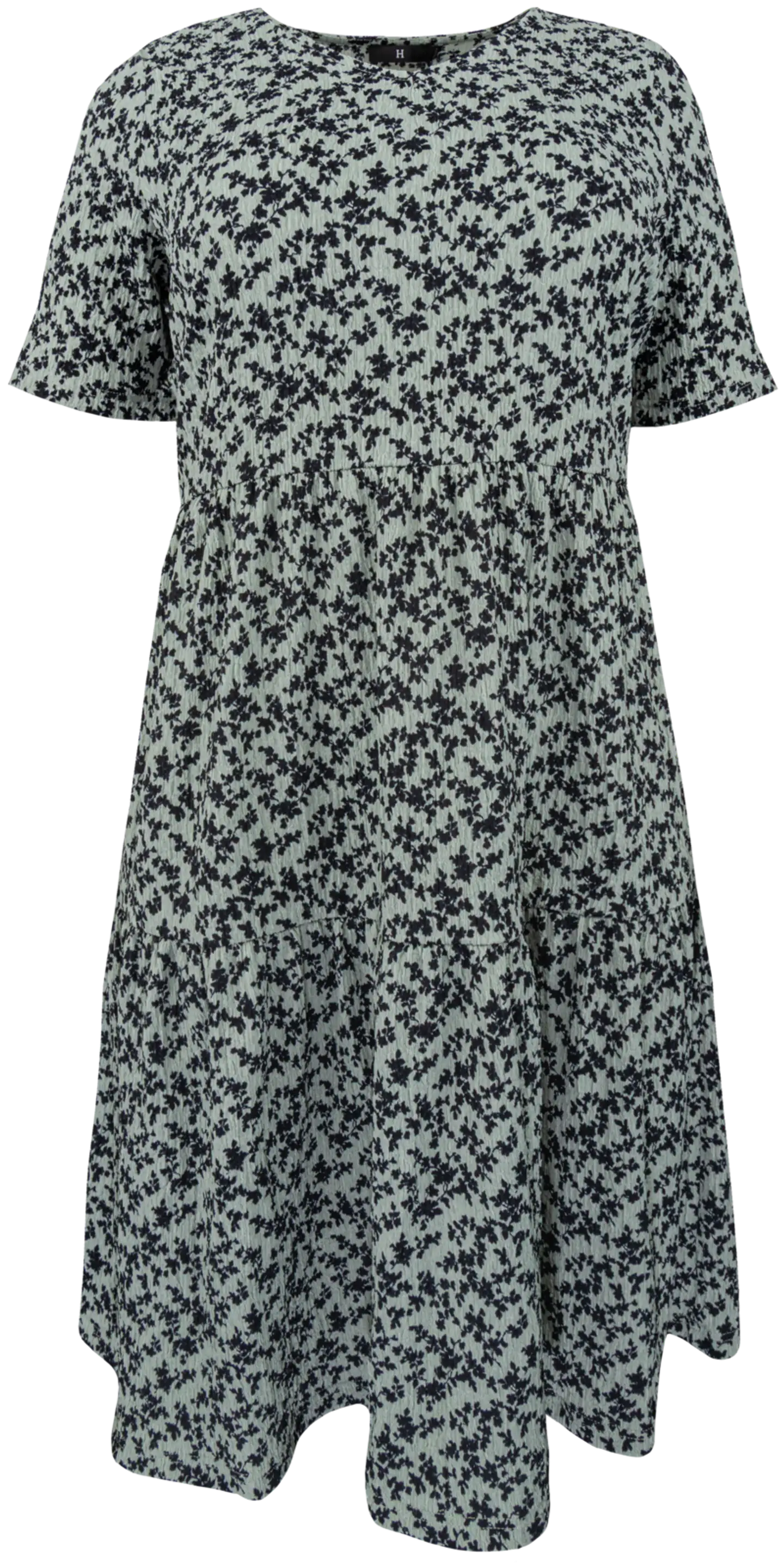 House naisten lyhyt salsamekko 218HP03515, D-mitoitus - Green AOP - 1