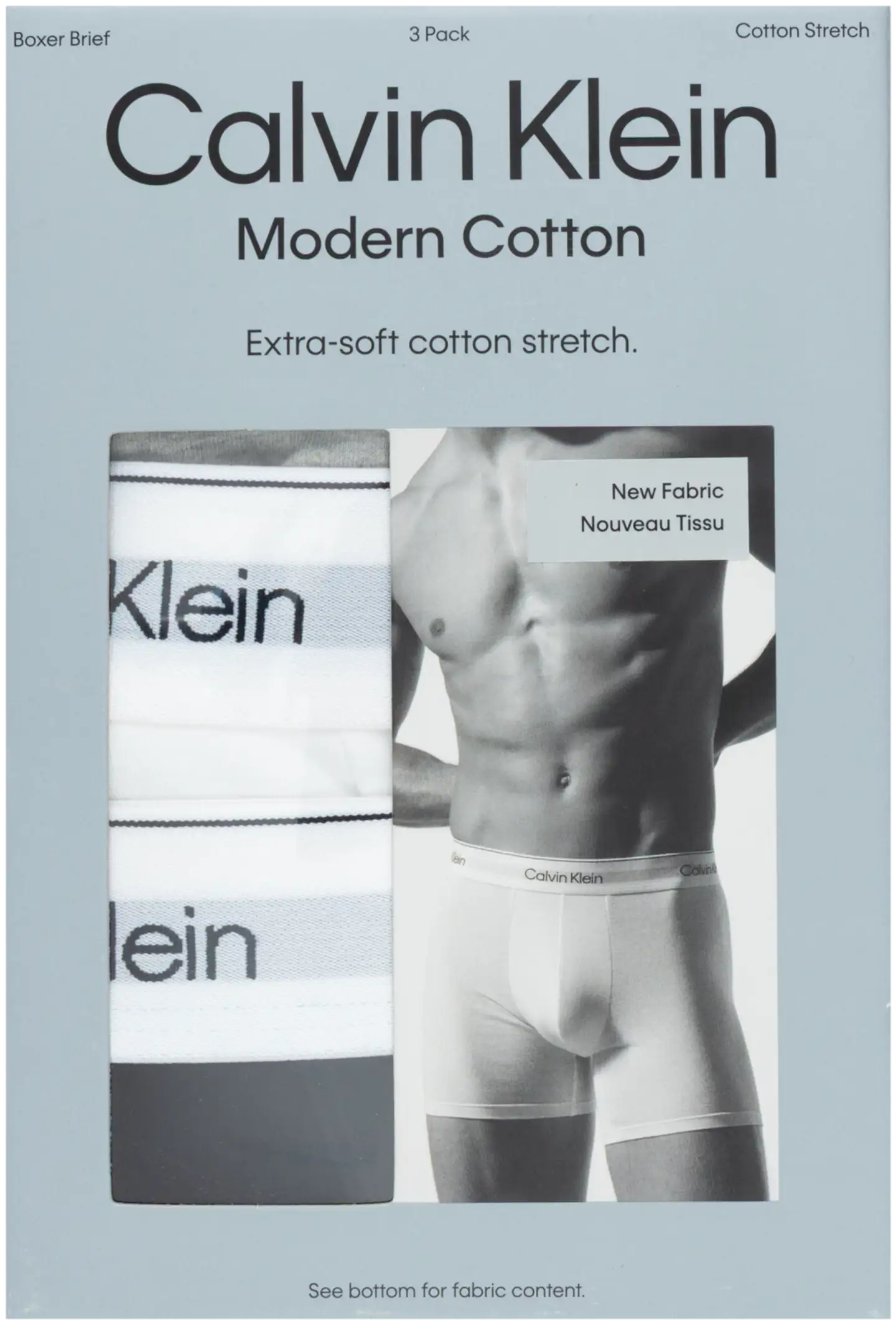 Calvin Klein miesten bokserit 3-pack NB3964AMP1 - black /white /grey - 3
