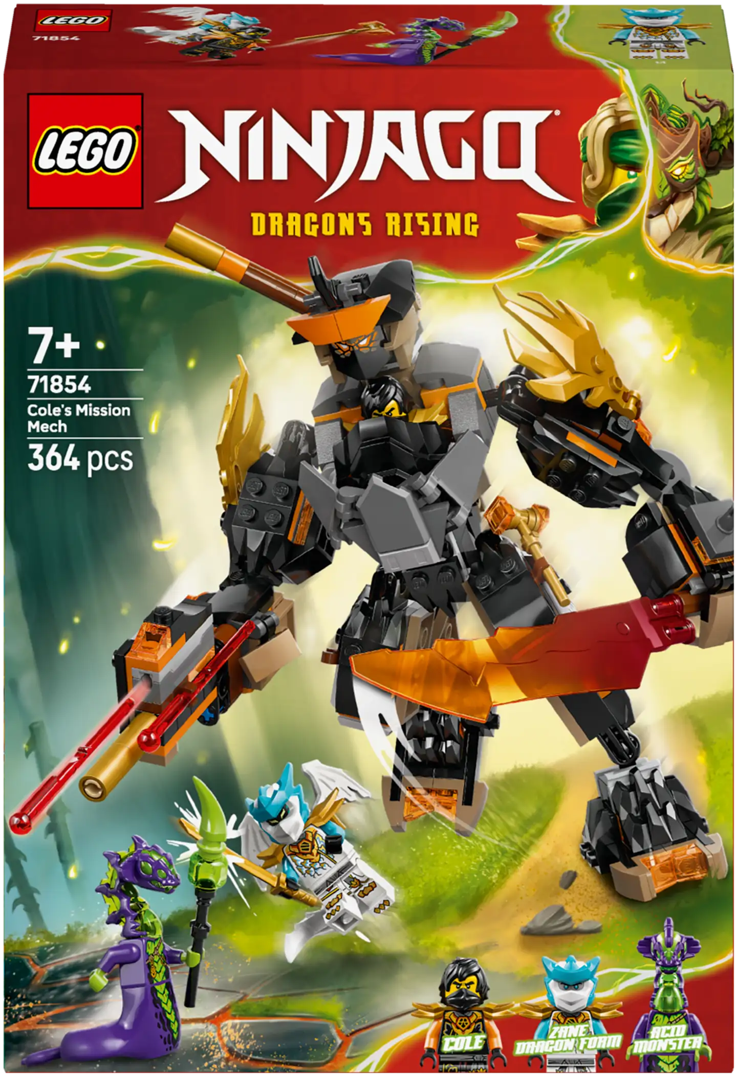 LEGO® Ninjago 71854 Colen tehtävärobotti ja Lohikäärme-Zane - 4