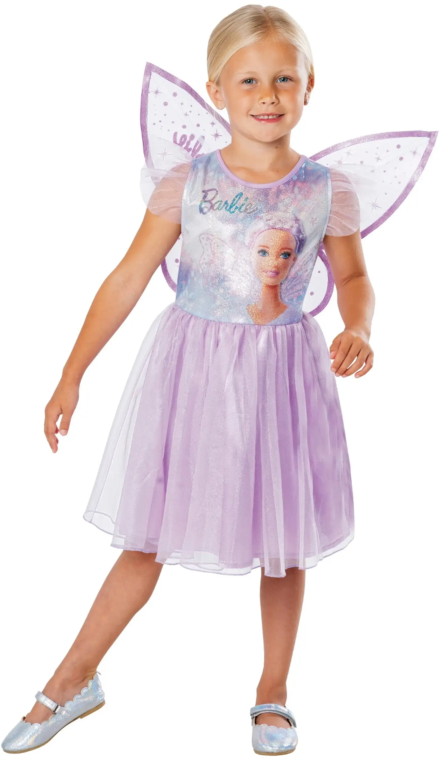Barbie Lilac Fairy mekko siivillä - 1