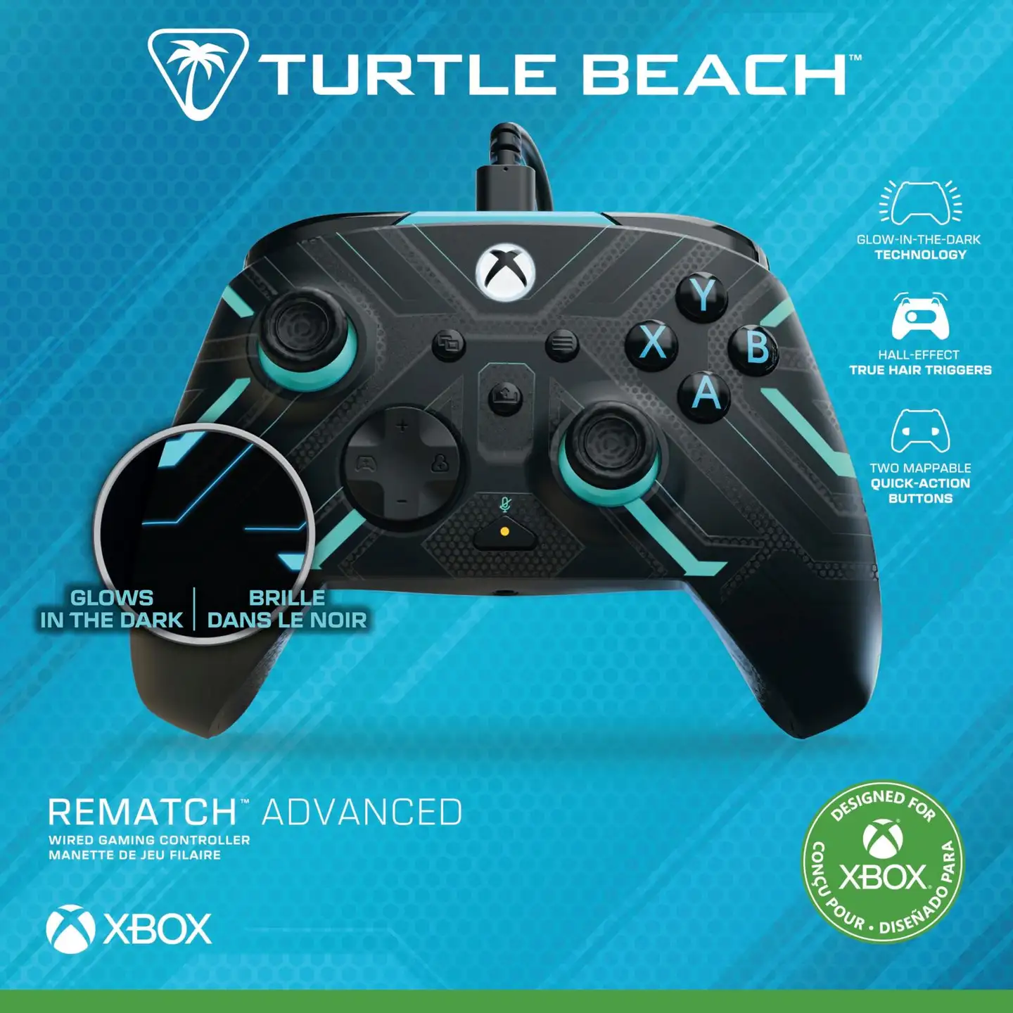 Turtle Beach PC/Xbox Rematch Advanced ohjain - Titan Steel - 4