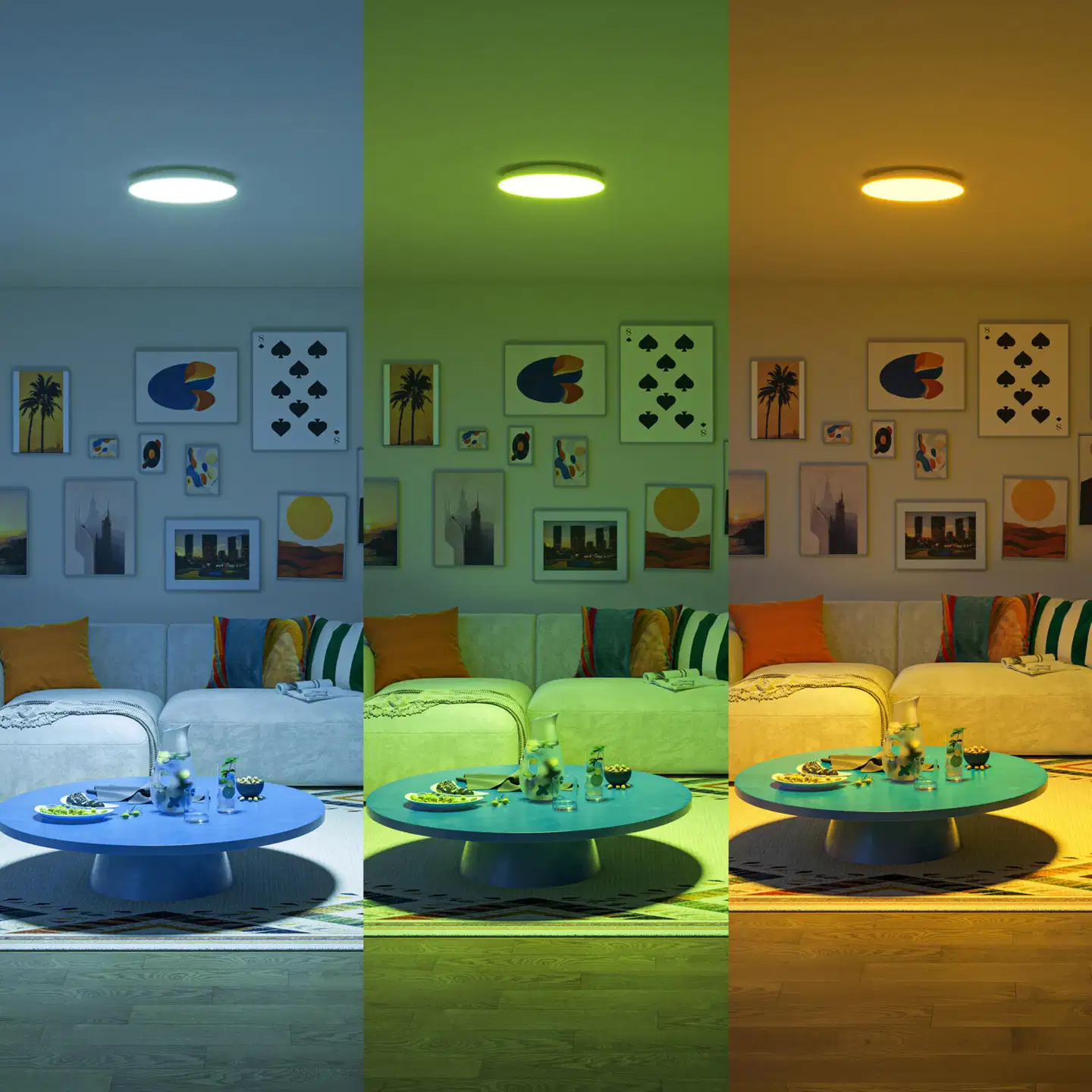 Philips Smart Lighting kattovalaisin pyöreä 18W RGB +  valkoinen säädettävä kaukosäätimellä - 12