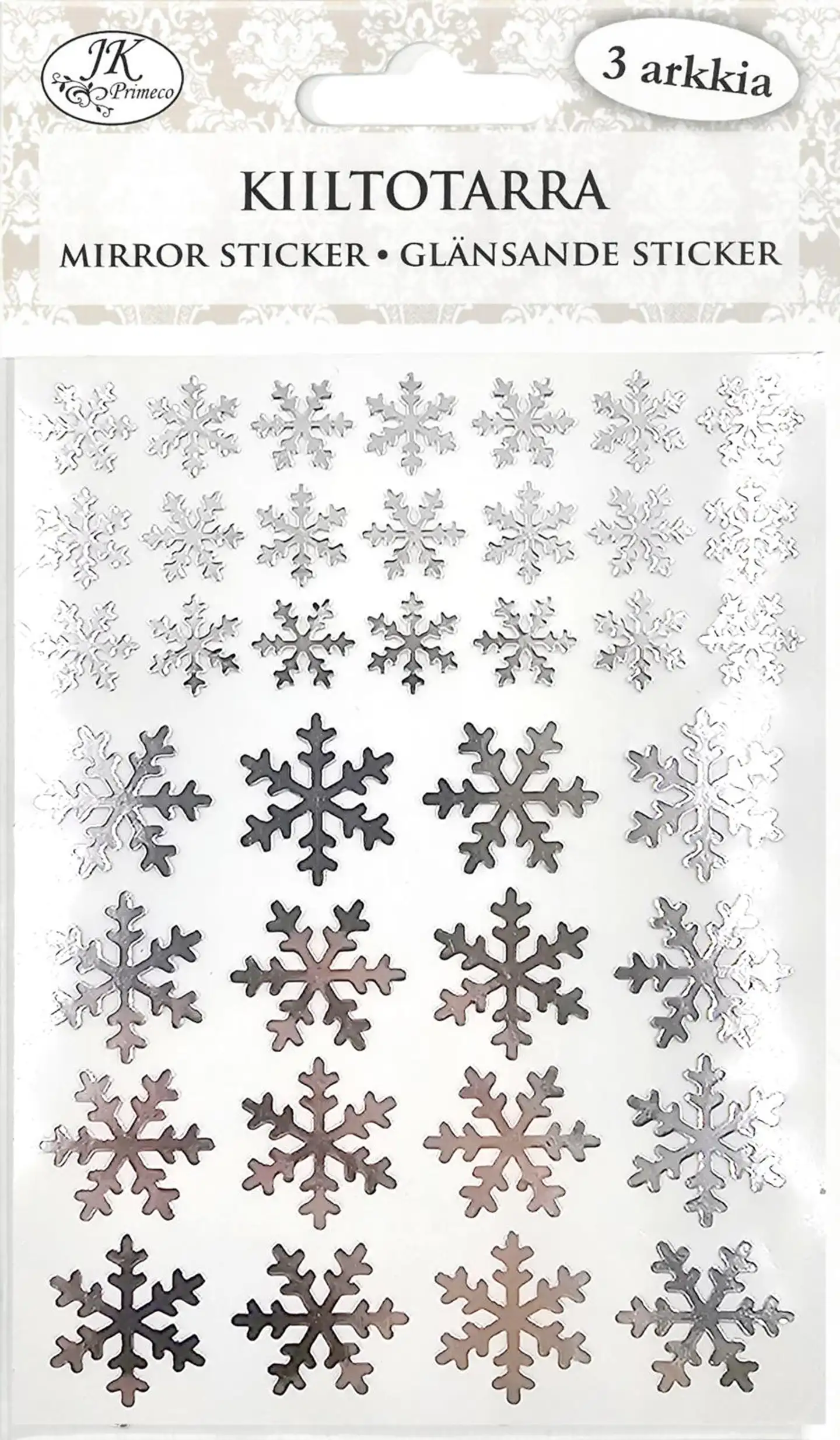 J.K. Primeco Kiiltotarra Lumihiutale hopea 3ark - 1