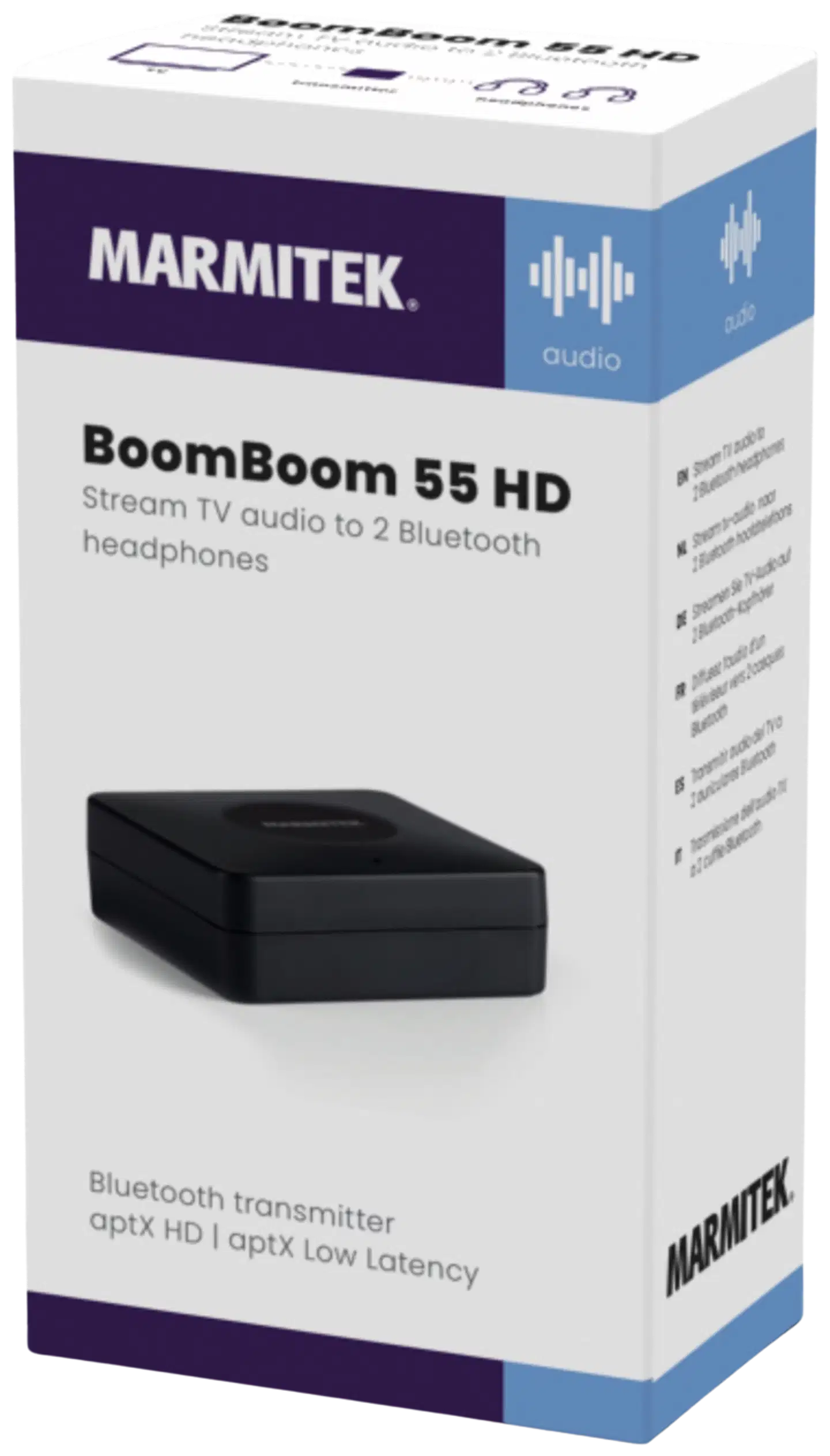 Marmitek Bluetooth-lähetin BoomBoom 55 HD aptX HD kahdelle laitteelle - 10