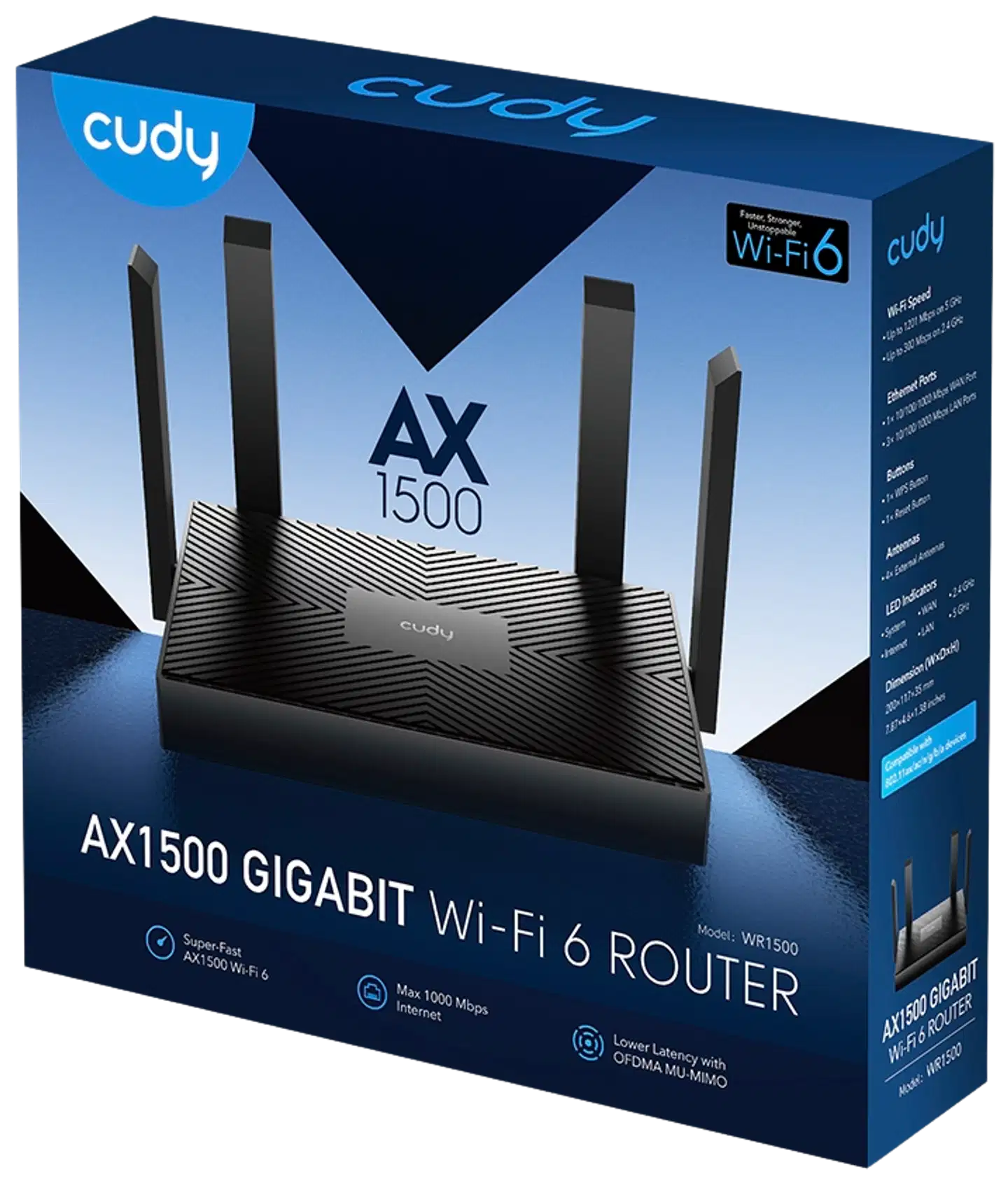 Cudy WiFi-reititin WR1500 - 8