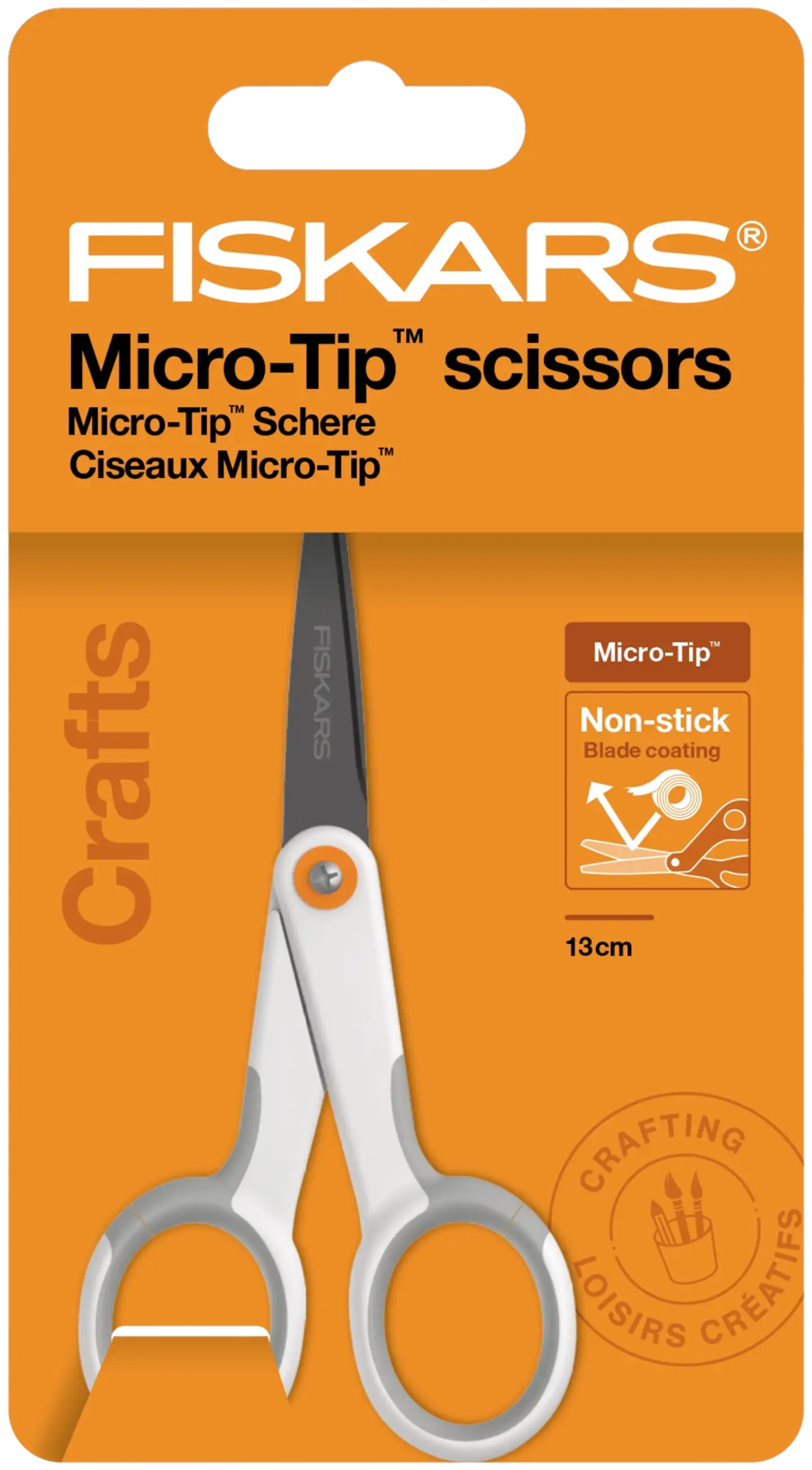 Fiskars Micro-Tip Non-stick sakset 13 cm - 2