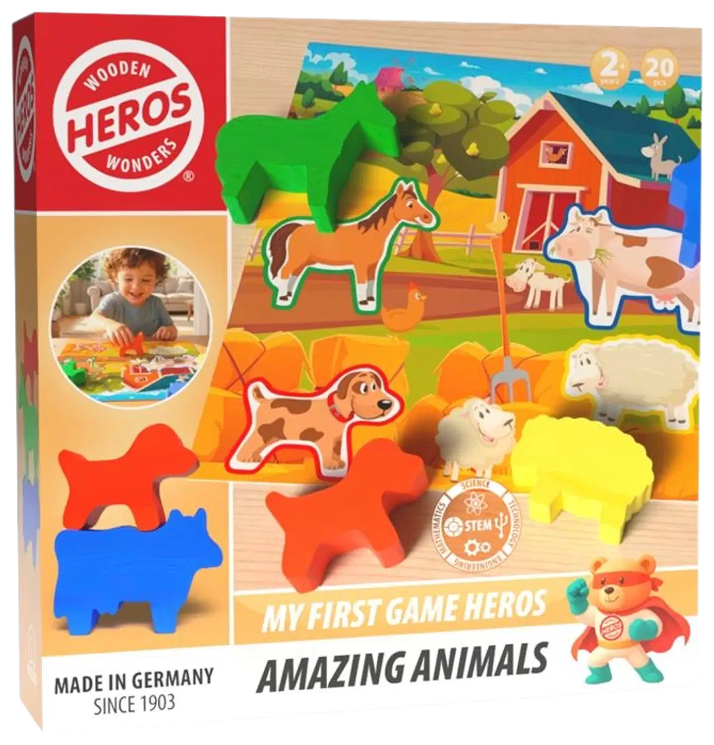 Heros peli My First Game Amazing Animals - 1