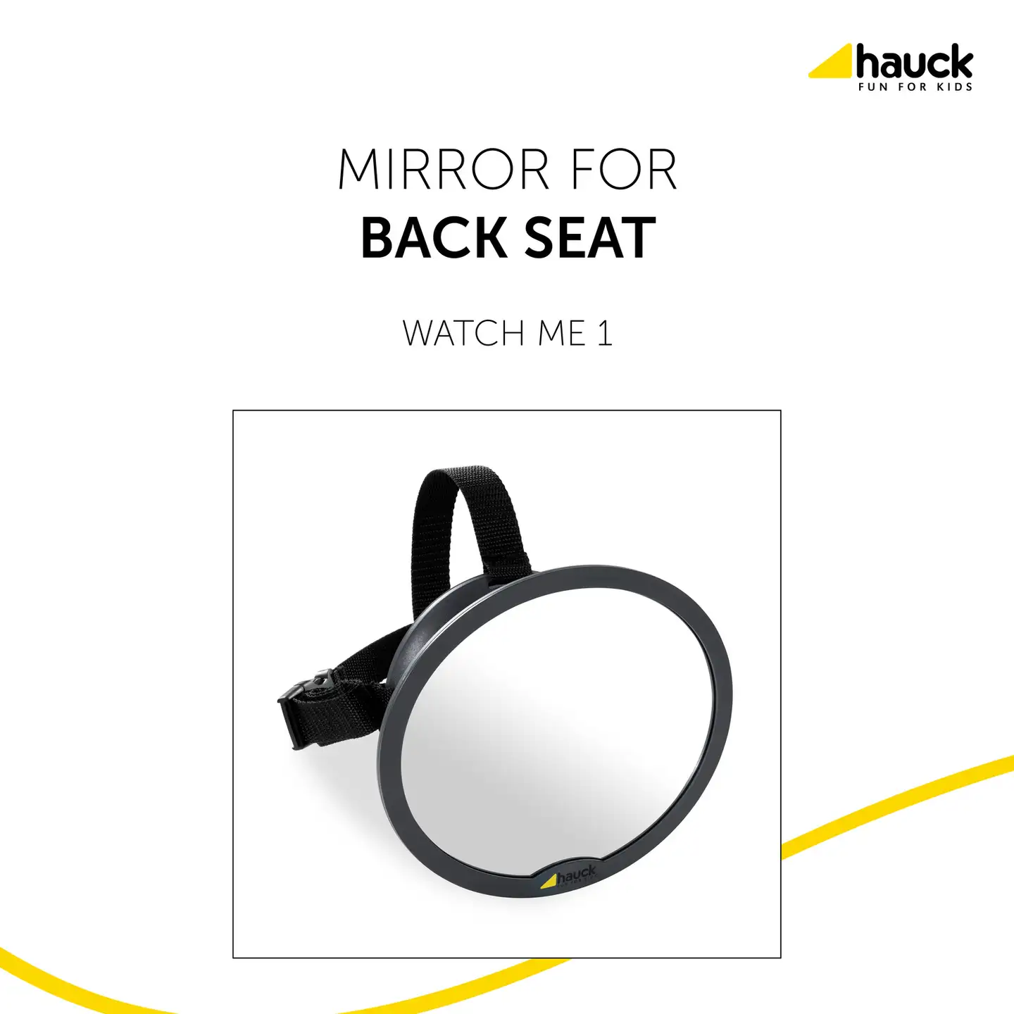 Hauck takapenkin peili vauvalle Watch Me 1 musta - 8