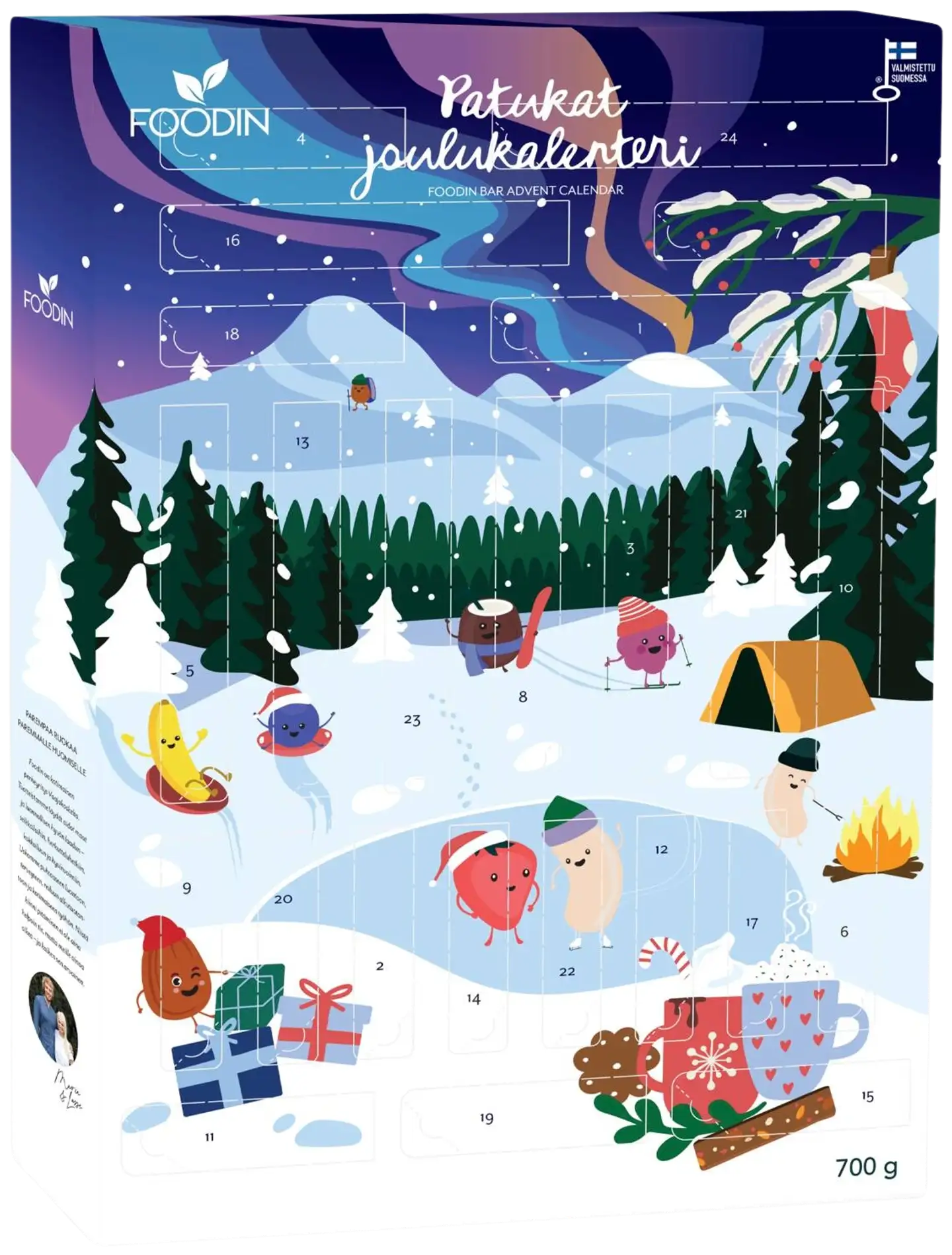 Foodin Patukat joulukalenteri 700g