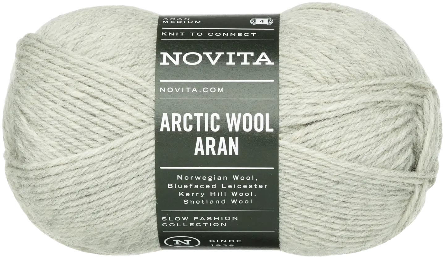 Novita lanka Arctic Wool Aran 100 g tuulenvire 443 - 1