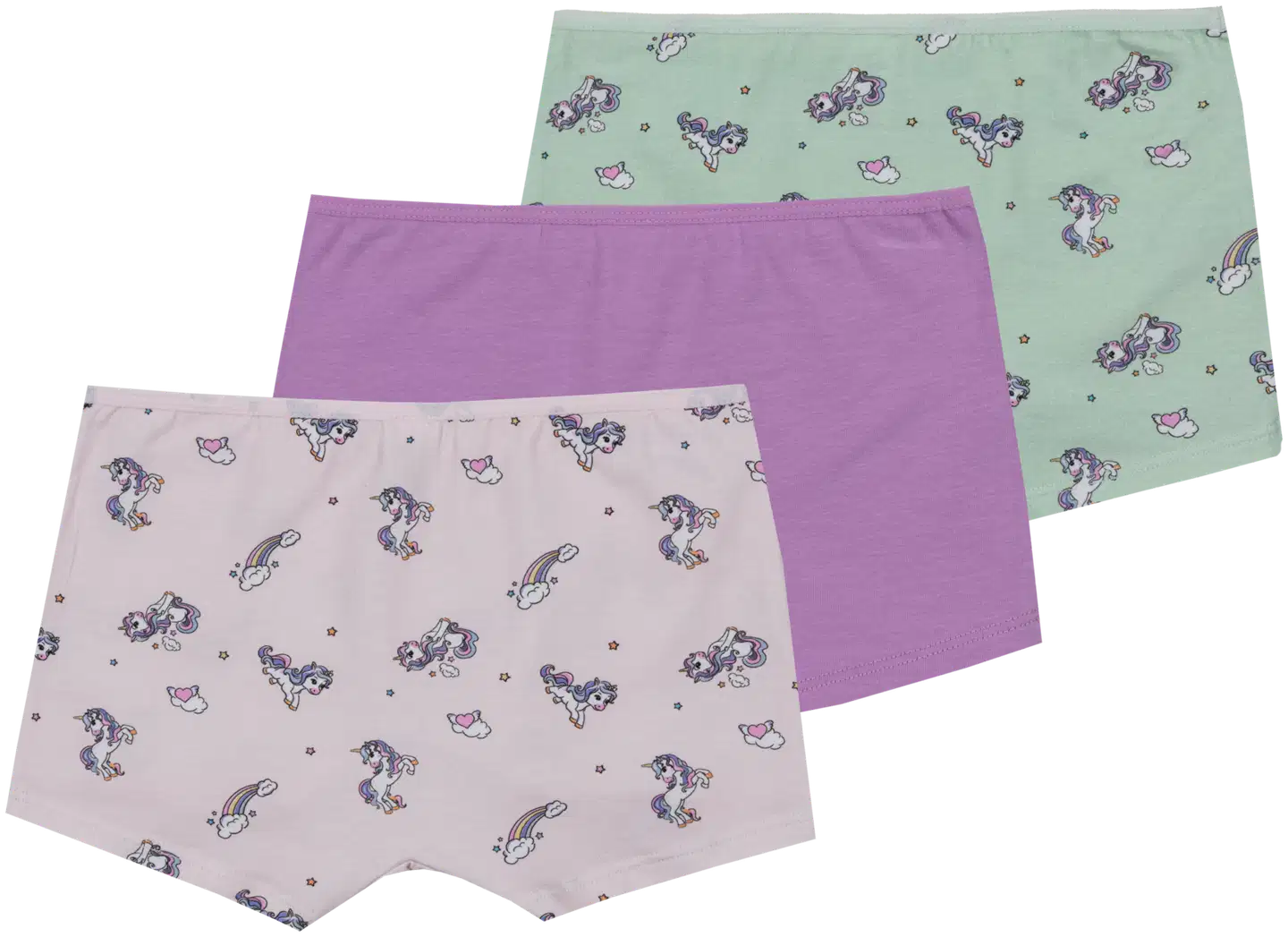 House lasten bokserialushousut tyttöjen malli Yksisarvinen 230H263210 3-pack - MULTICOLOR - 2