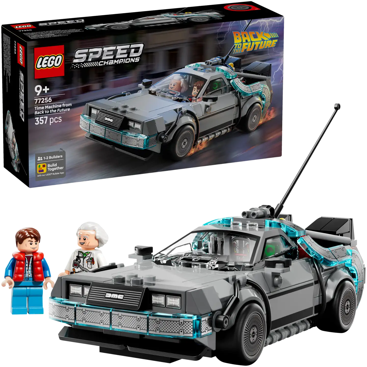 LEGO® Speed Champions 77256 Aikakone Paluu tulevaisuuteen ‑elokuvasta - 1