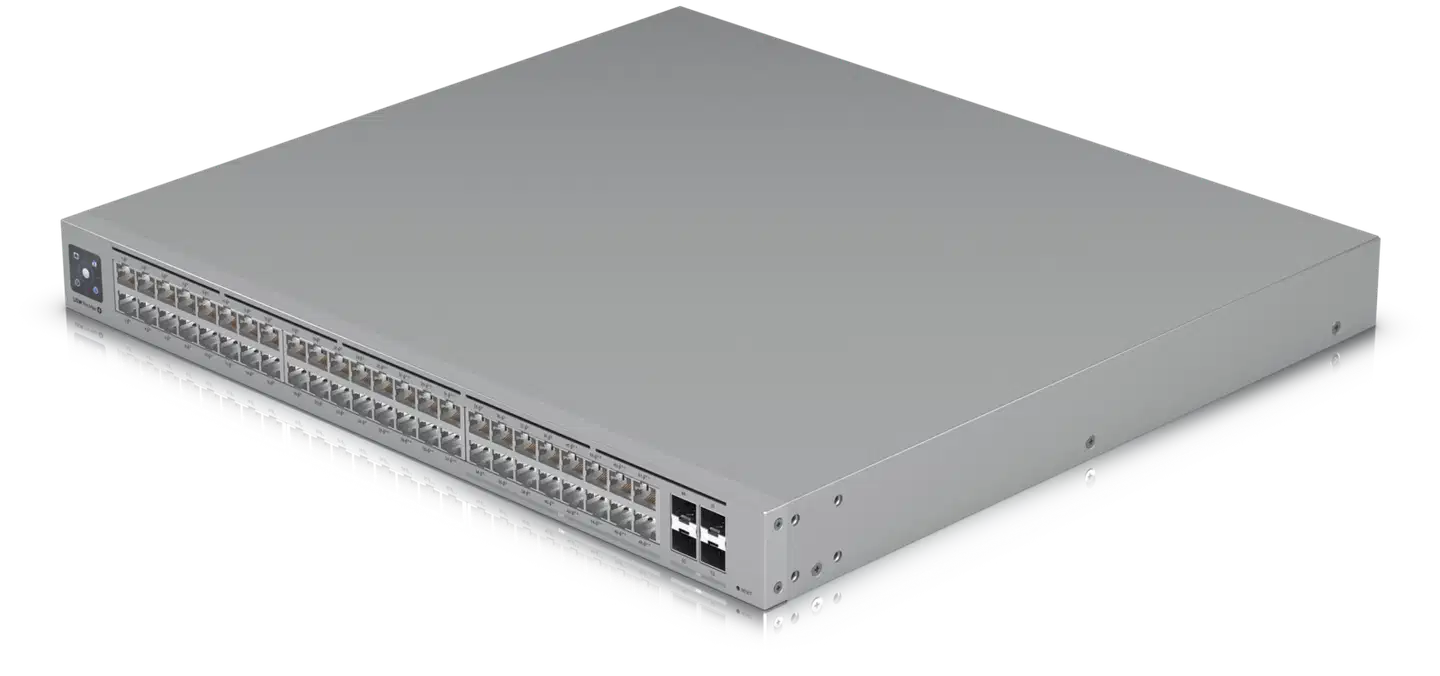 Ubiquiti 48-porttinen multi-gigabit PoE++ -kytkin Layer 3 -ominaisuuksilla USW-PRO-MAX-48-POE - 6
