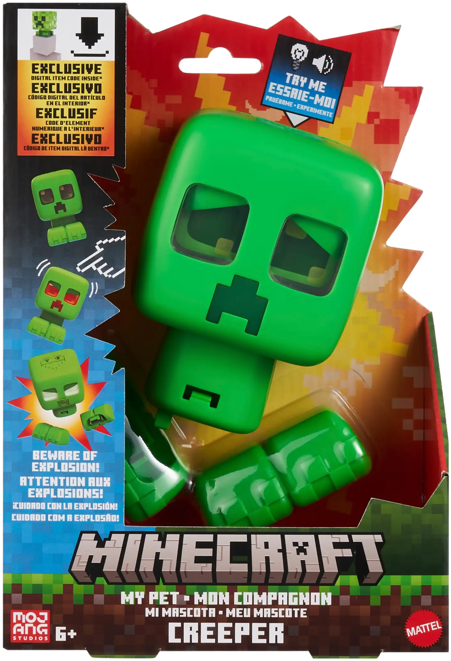 Minecraft Movie My Pet Creeper Äänillä Ja Valoilla - 3