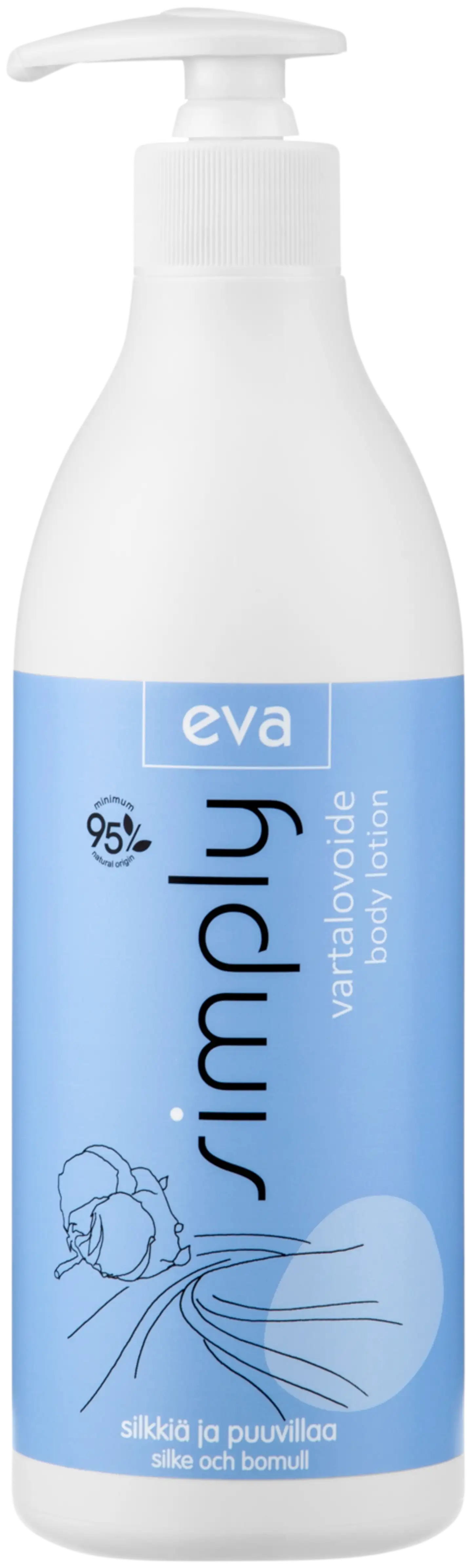 Eva simply kosteuttava vartalovoide 500 ml