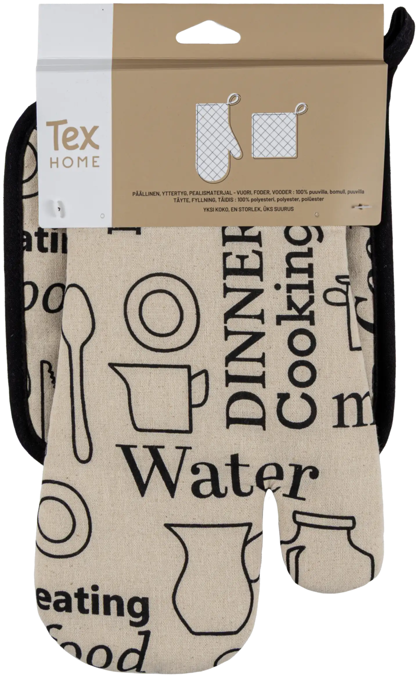 Tex Home patakinnas ja patalappu setti Kitchen