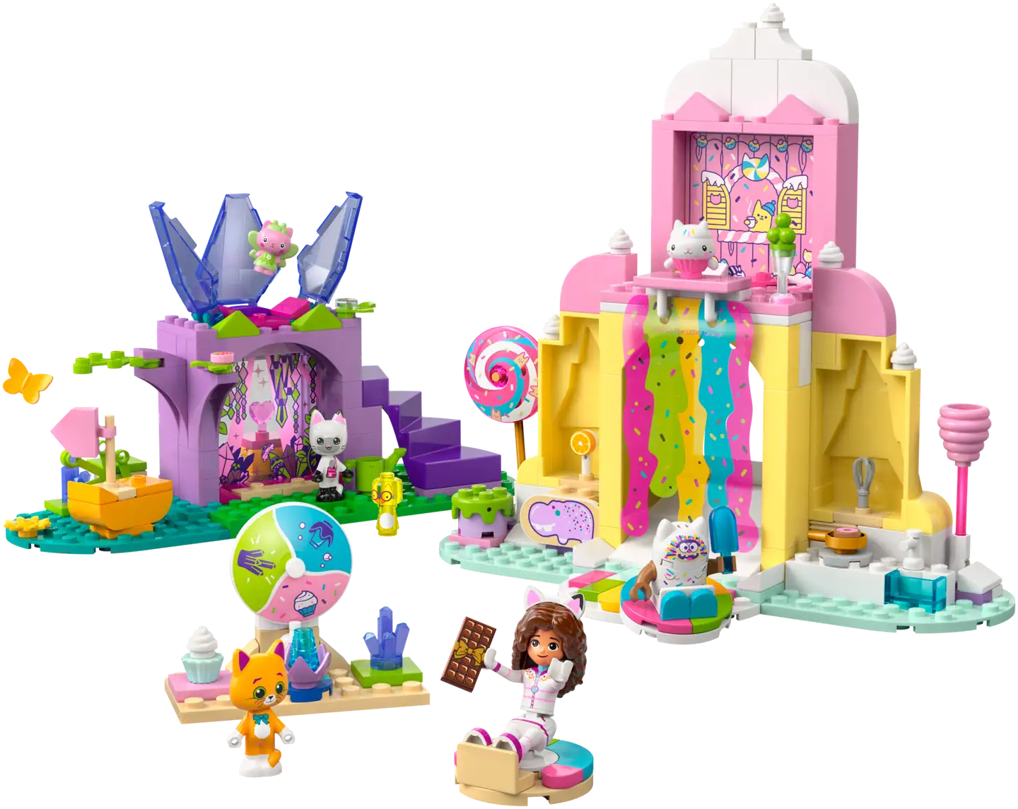 LEGO Gabby's Dollhouse 11205 Karamellivuori ja Kisupuutarha - 4