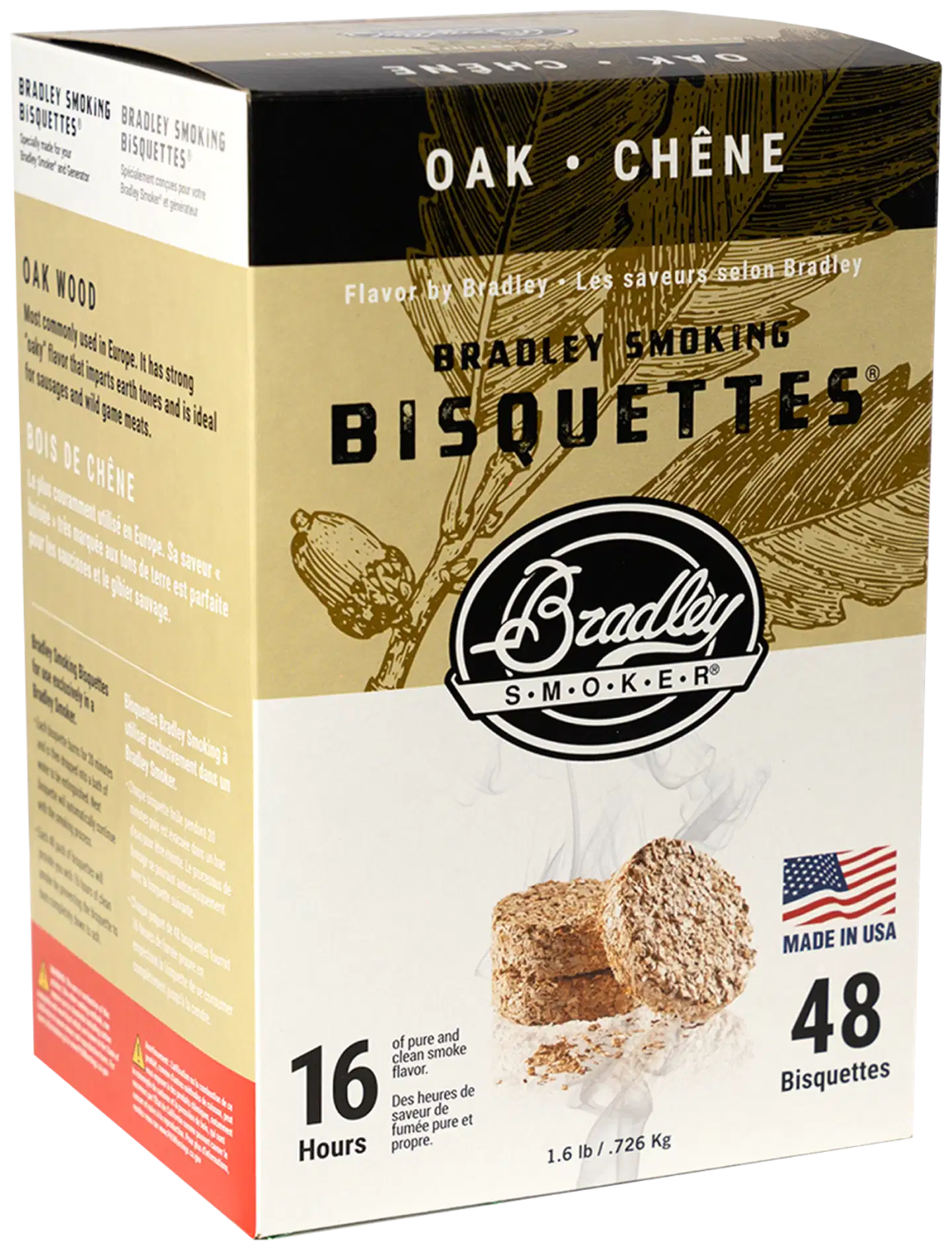 Bradley Smoker tammisavustusbriketit 48 kpl - 1