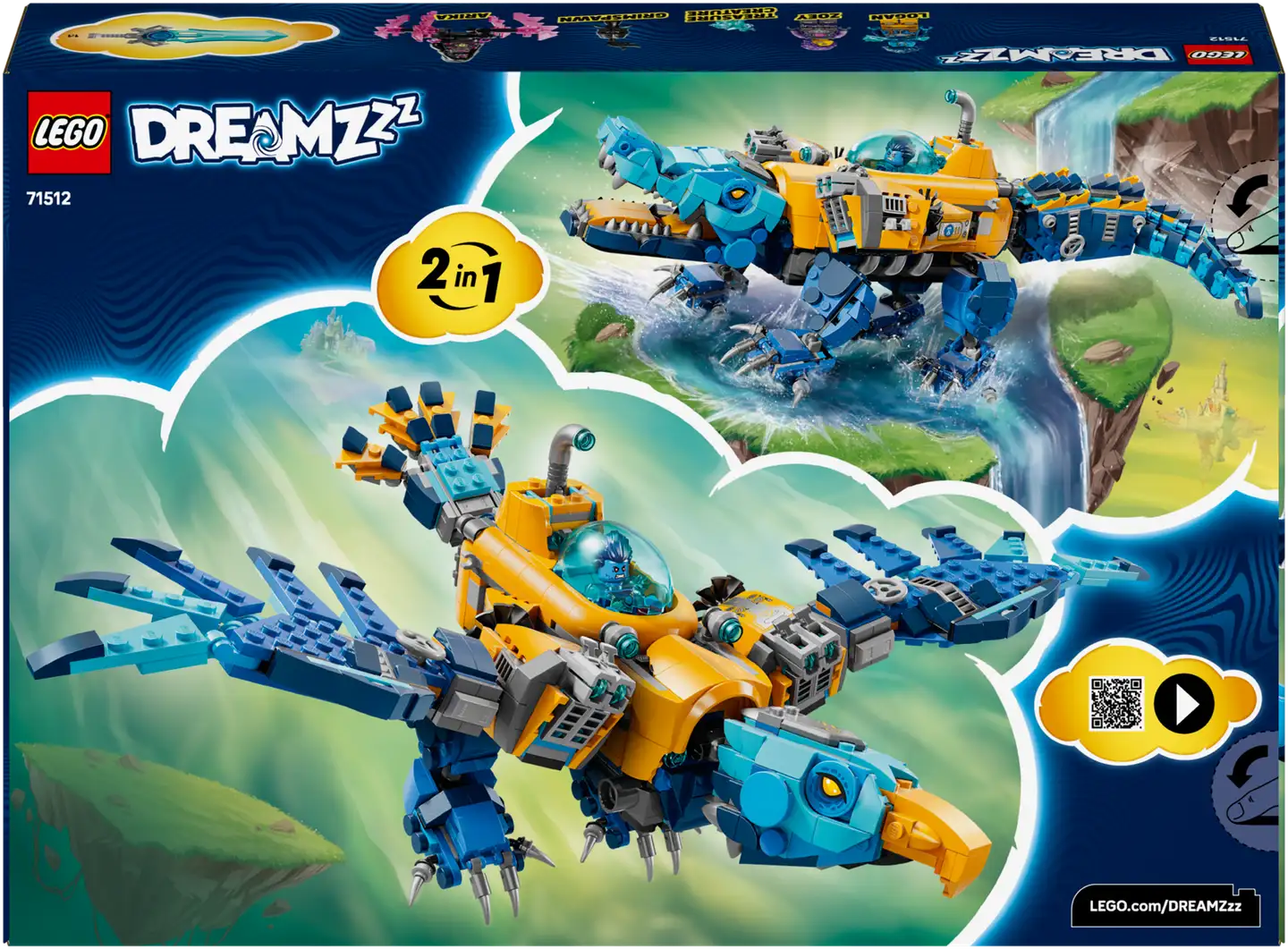 LEGO® DREAMZzz 71512 Krokotiilisukellusvene - 5